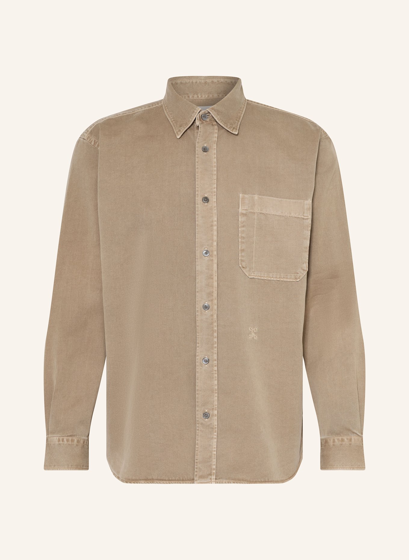 CLOSED Hemd Relaxed Fit: BRAUN