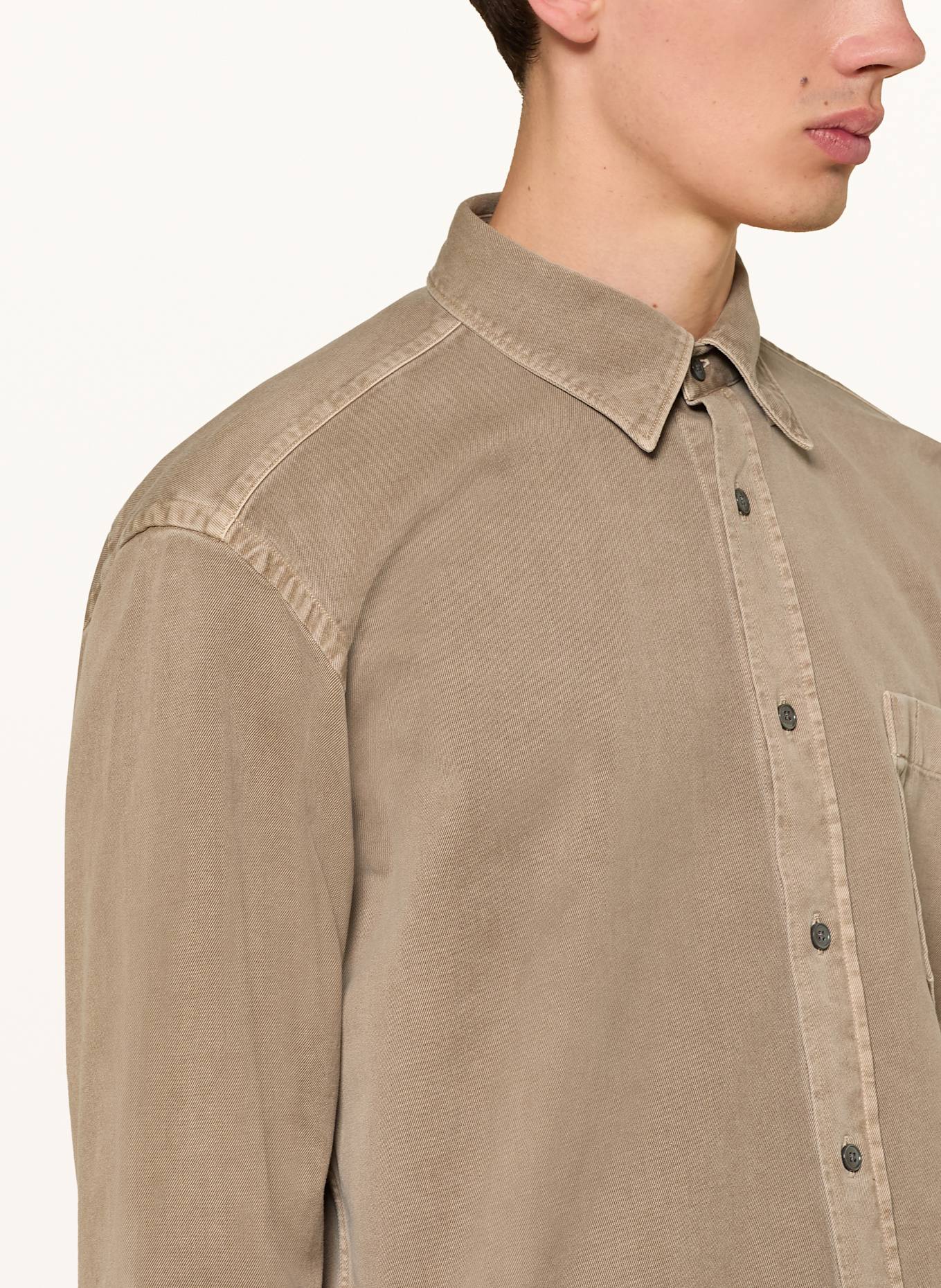 CLOSED Hemd Relaxed Fit: BRAUN