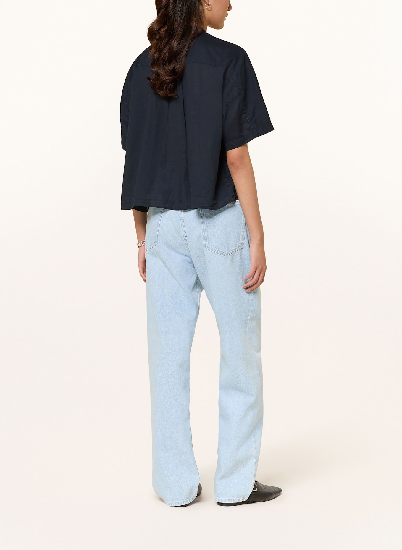 CLOSED Bluse: DUNKELBLAU
