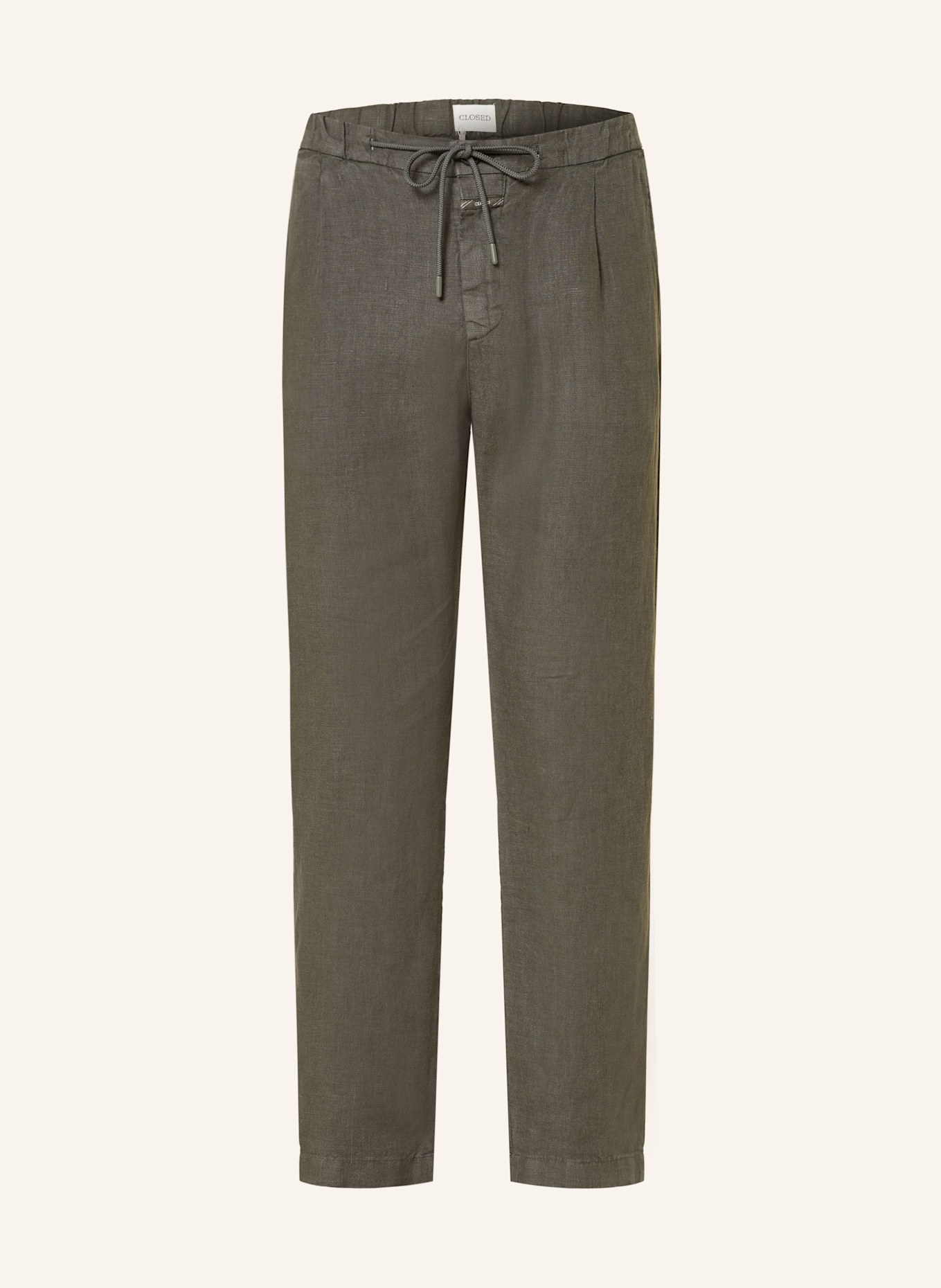 CLOSED Leinenhose VIGO TAPERED im Jogging-Stil Regular Fit: DUNKELGRAU