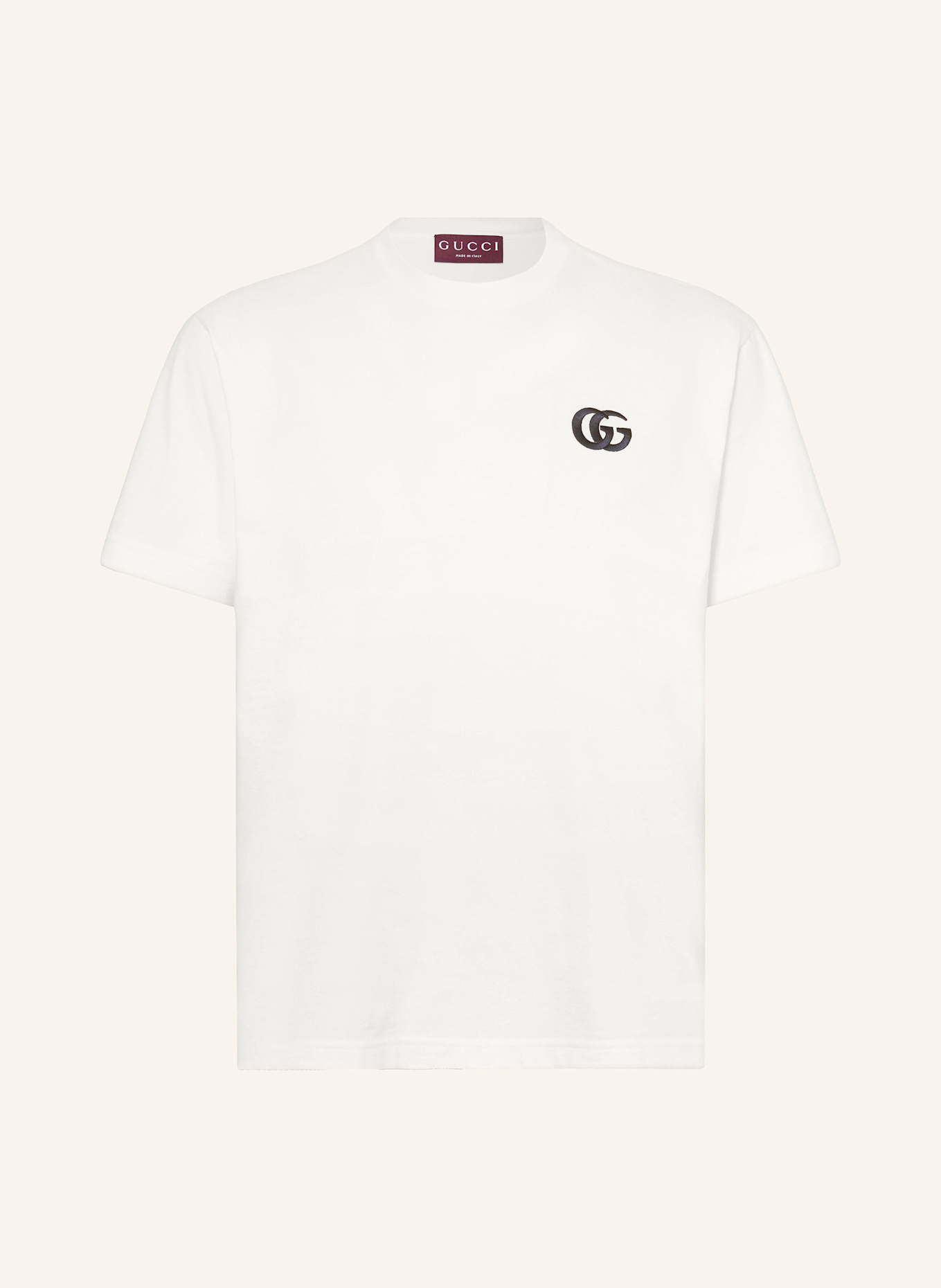 GUCCI T-Shirt: WEISS/ DUNKELBLAU