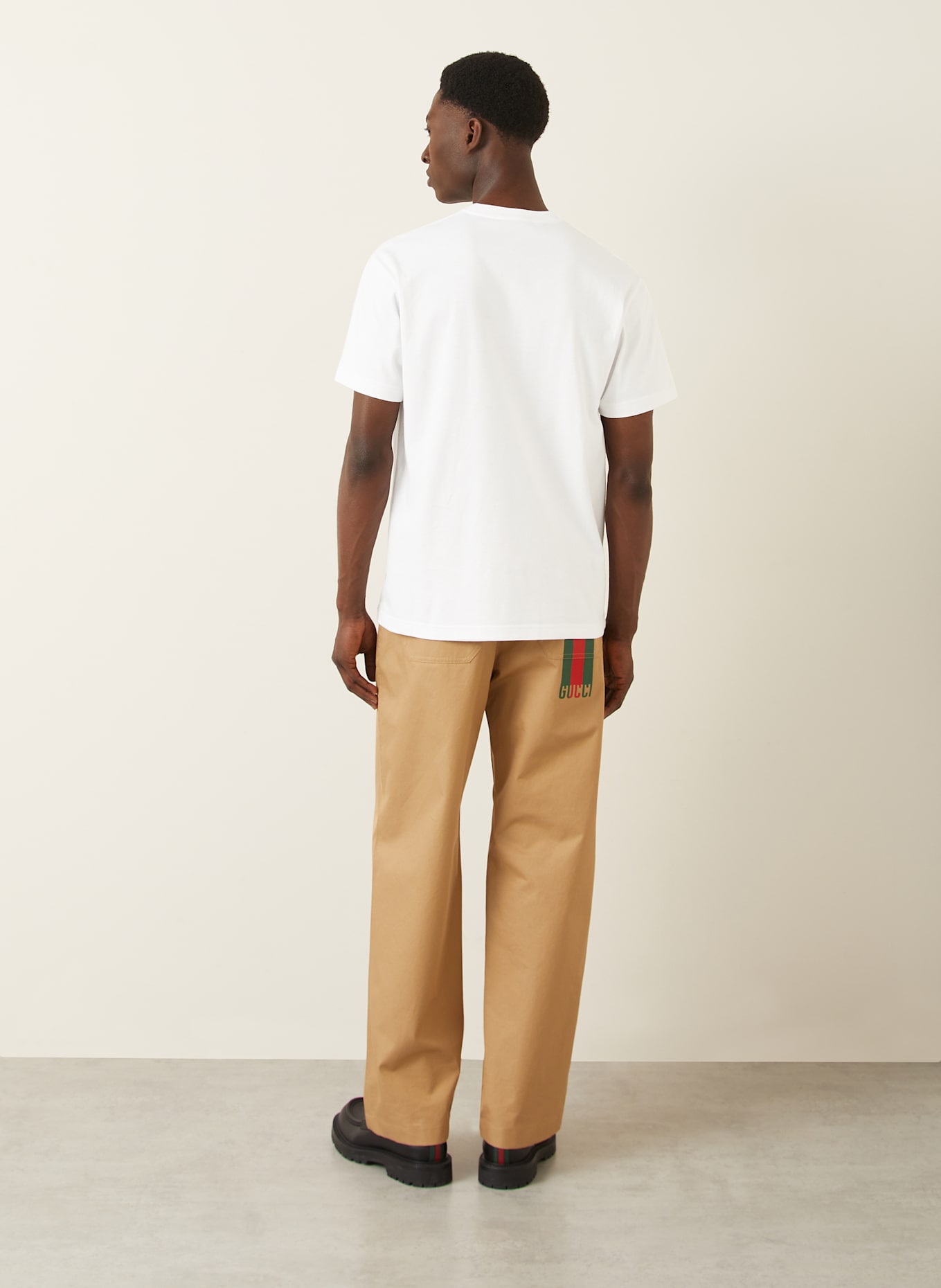 GUCCI T-Shirt: WEISS/ DUNKELBLAU