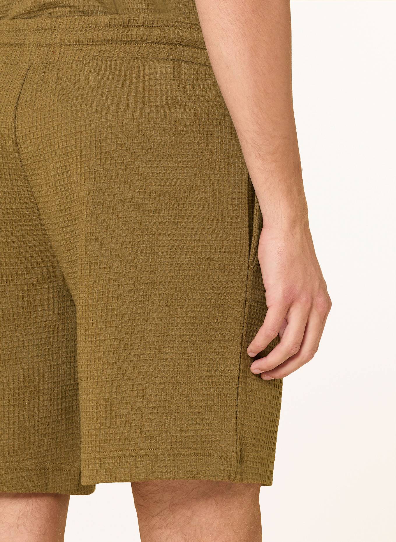 HUGO Schlafshorts AUSTIN: KHAKI