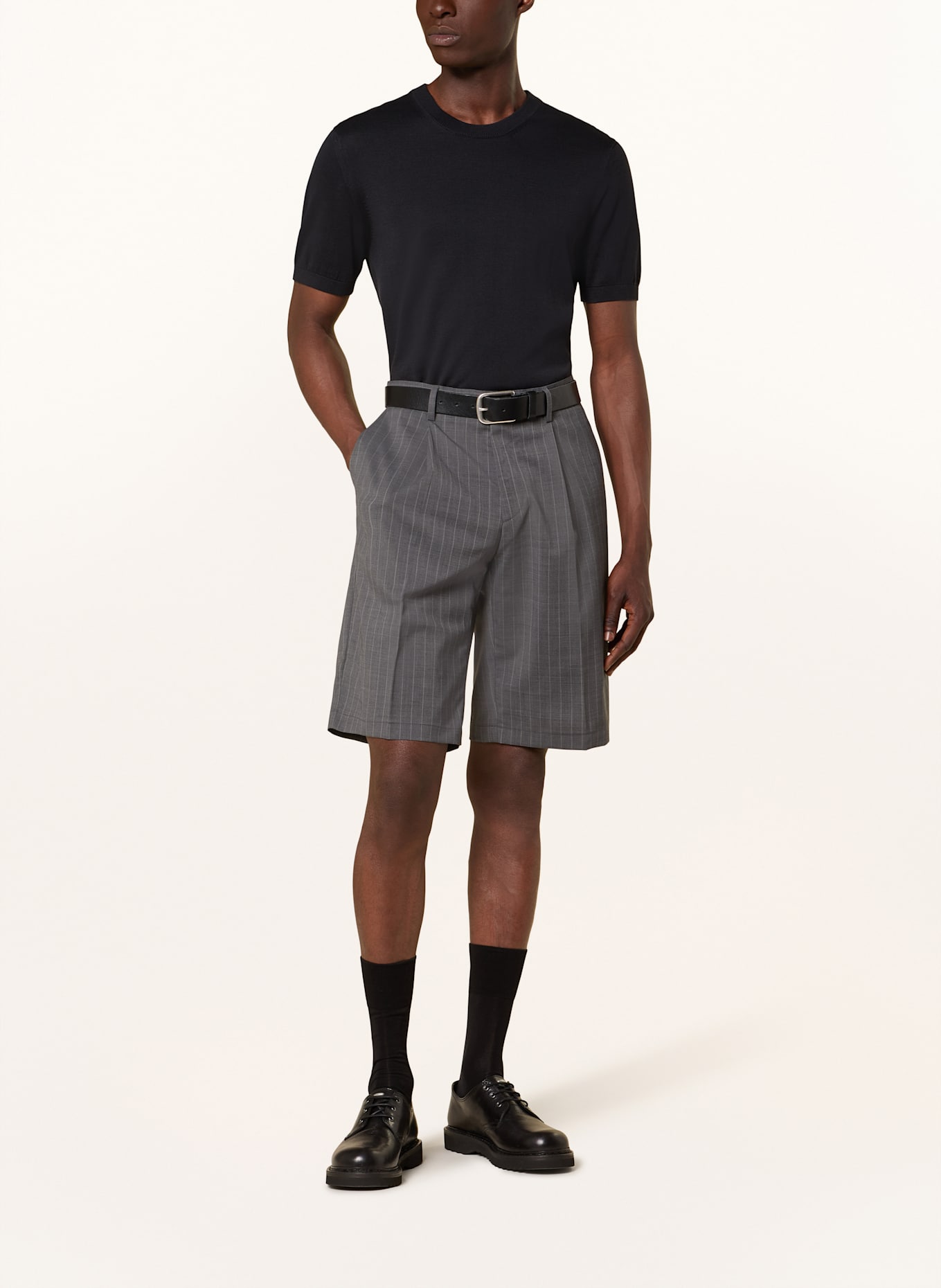 STRELLSON Suit shorts KORY Relaxed Fit: 019 Charcoal                   019