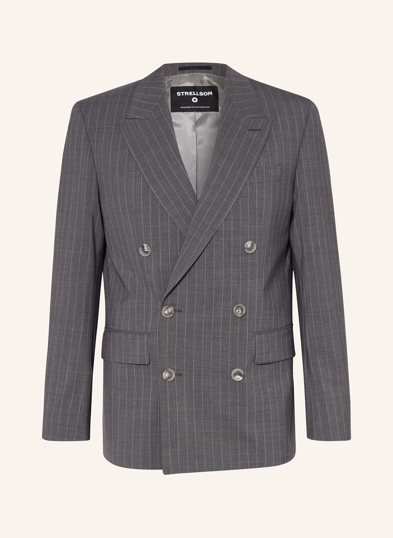 STRELLSON Anzugsakko ASHTON Slim Fit: 019 Charcoal 019