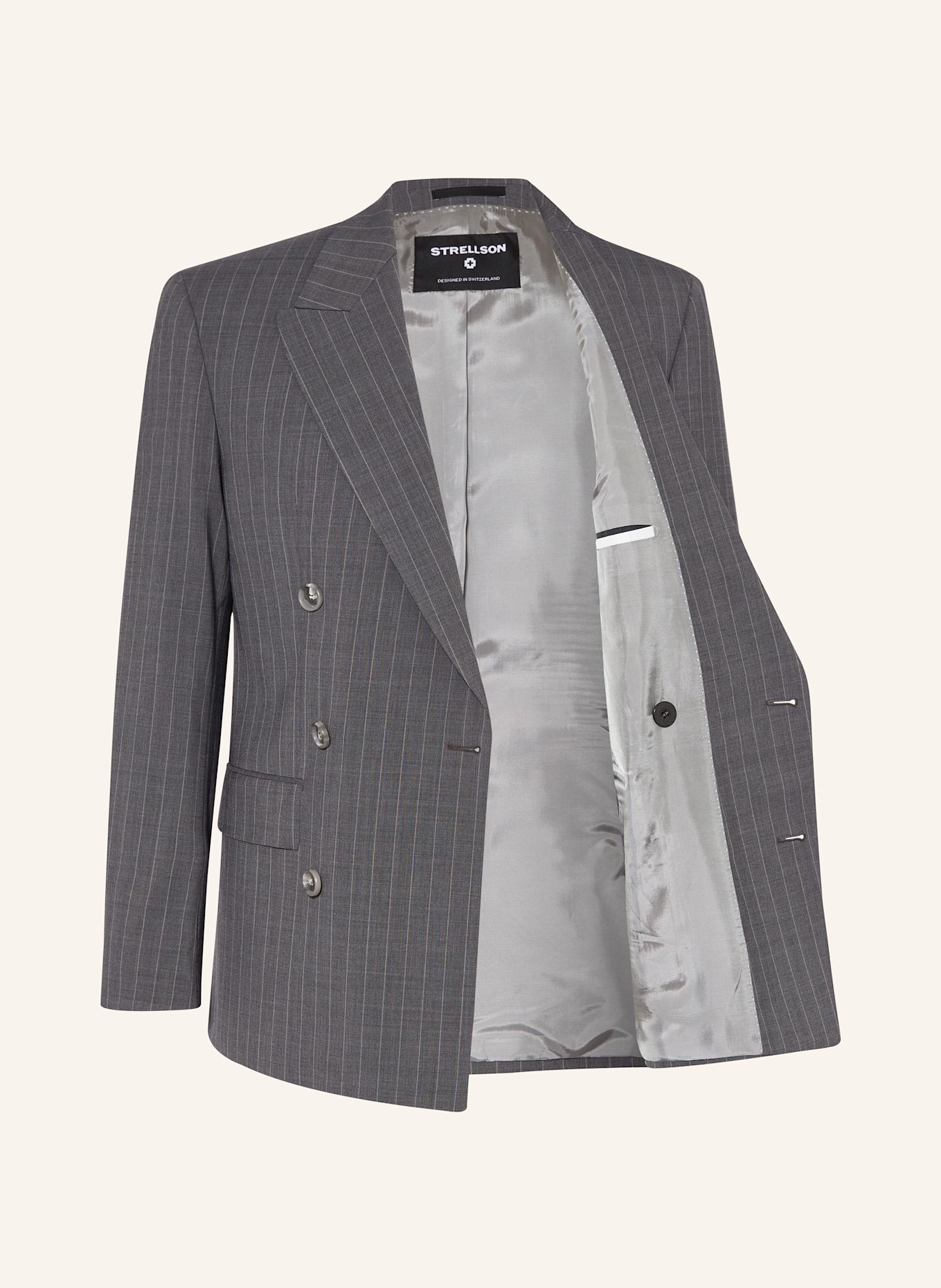 STRELLSON Anzugsakko ASHTON Slim Fit: 019 Charcoal 019