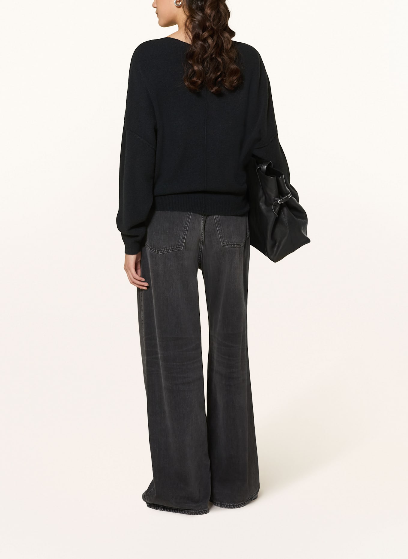 American Vintage Pullover DAM: SCHWARZ