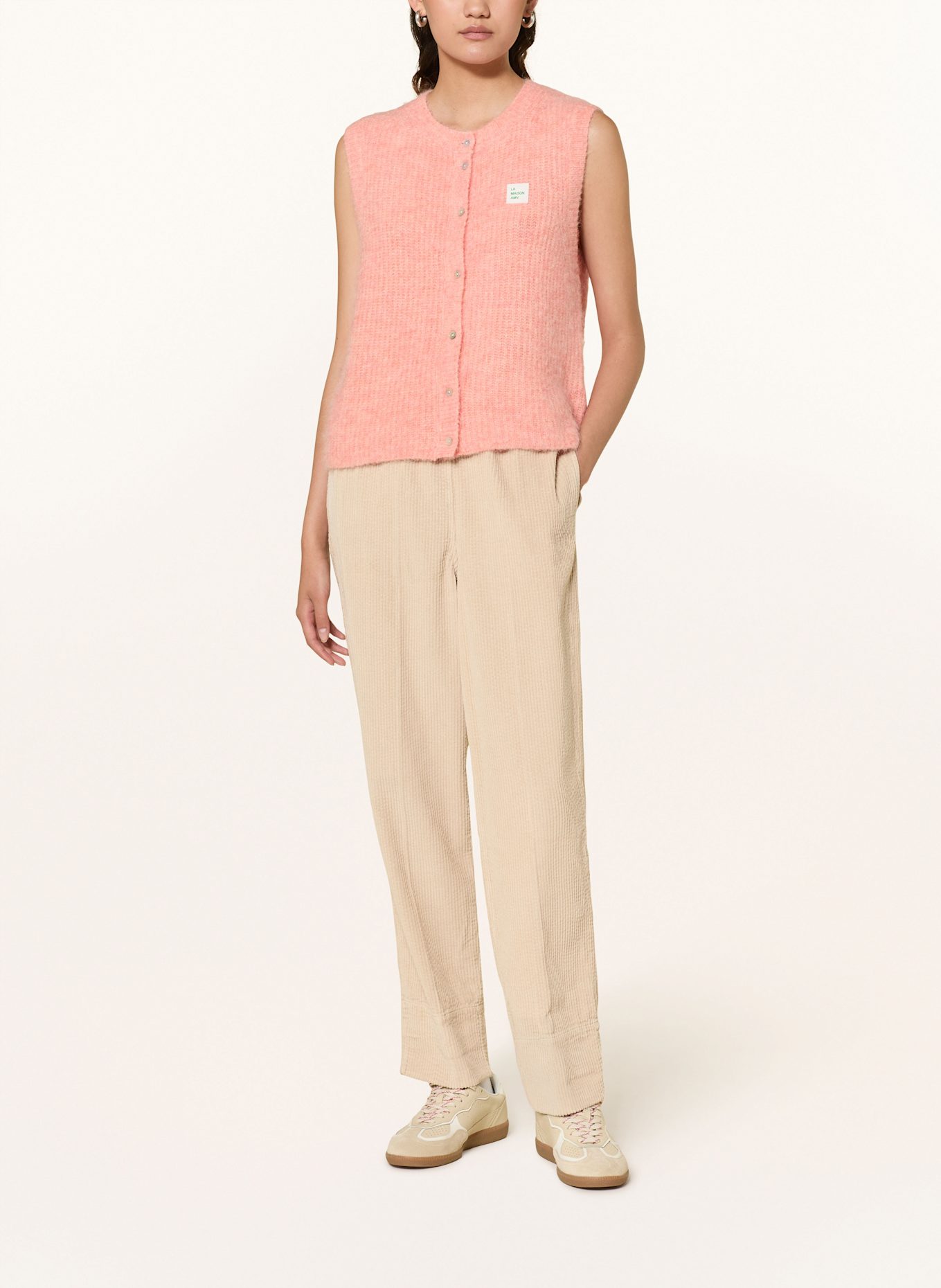 American Vintage Cordhose PADOW: CREME
