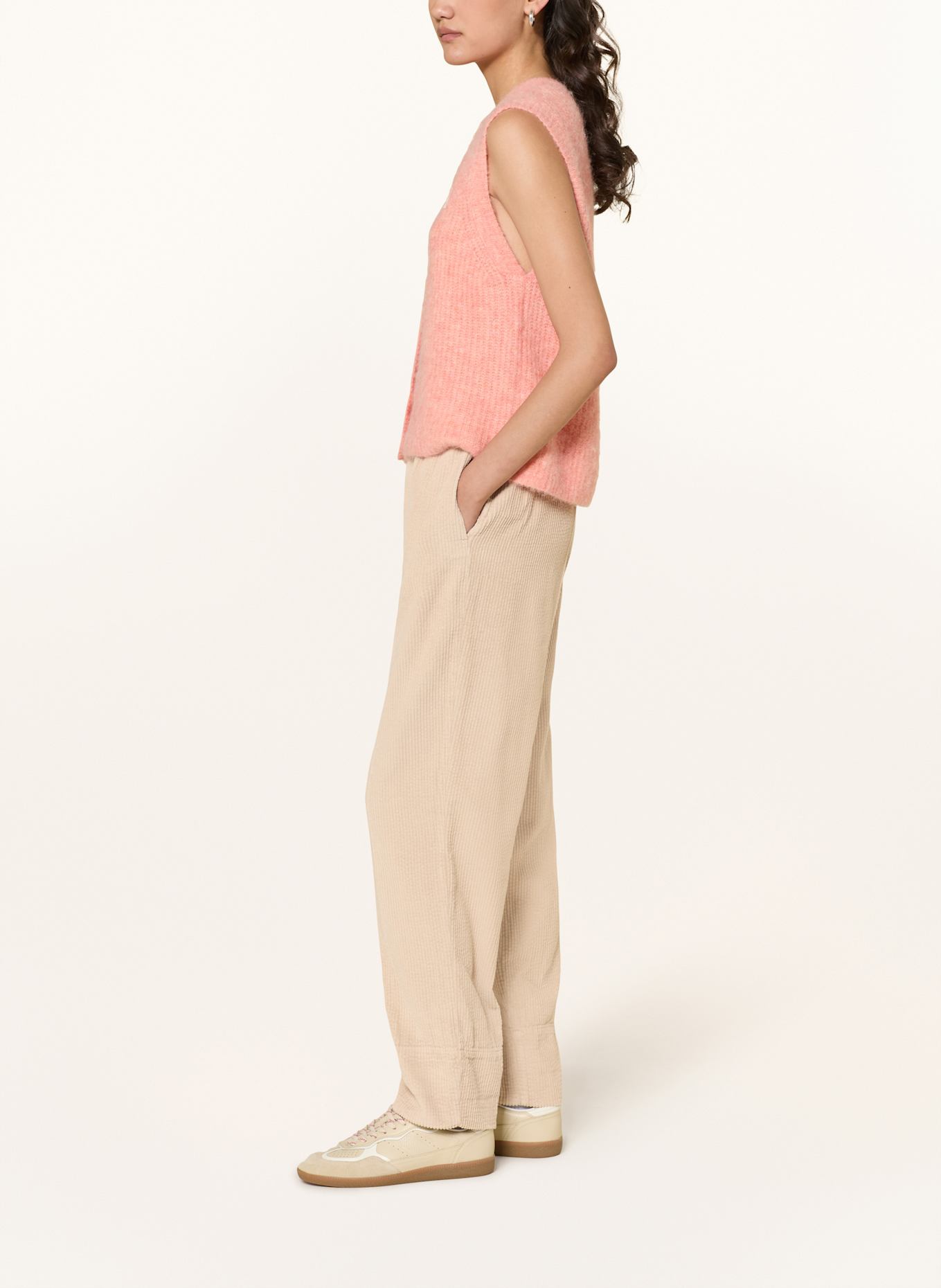 American Vintage Cordhose PADOW: CREME