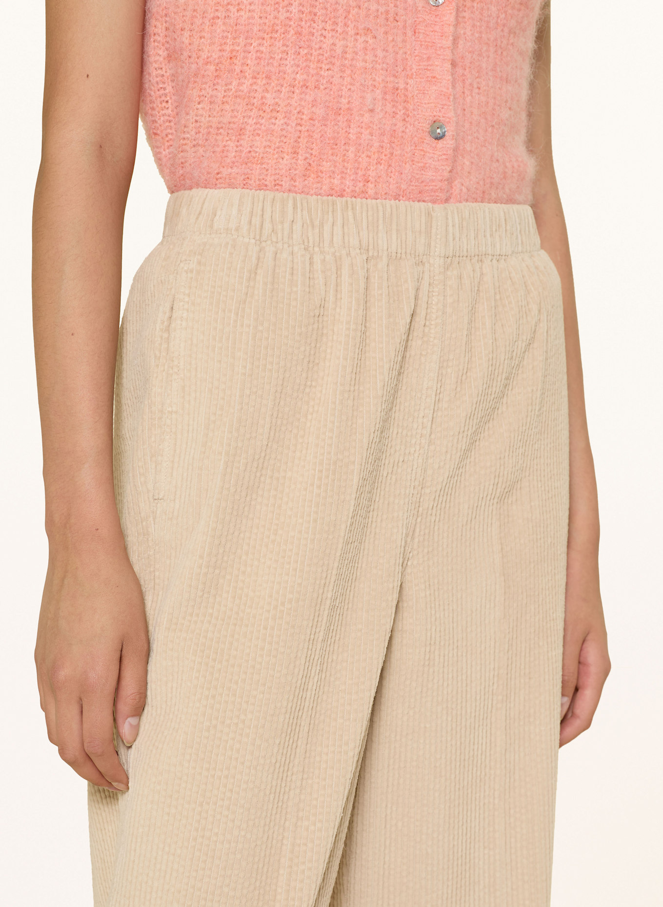 American Vintage Cordhose PADOW: CREME