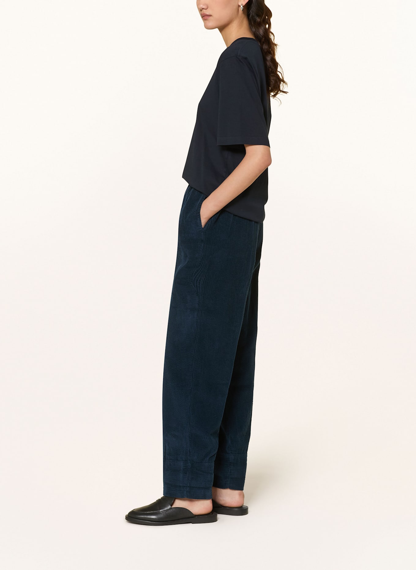 American Vintage Cordhose PADOW: DUNKELBLAU