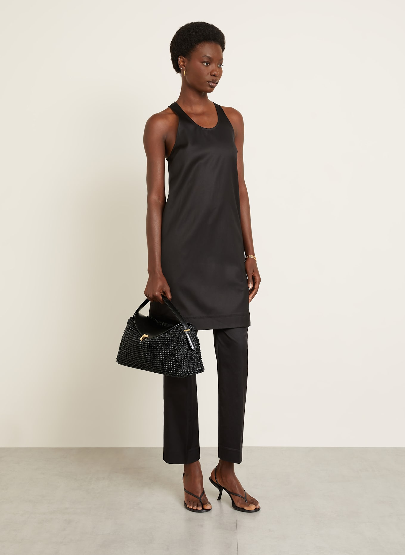 TOTEME Handtasche T-LOCK: SCHWARZ