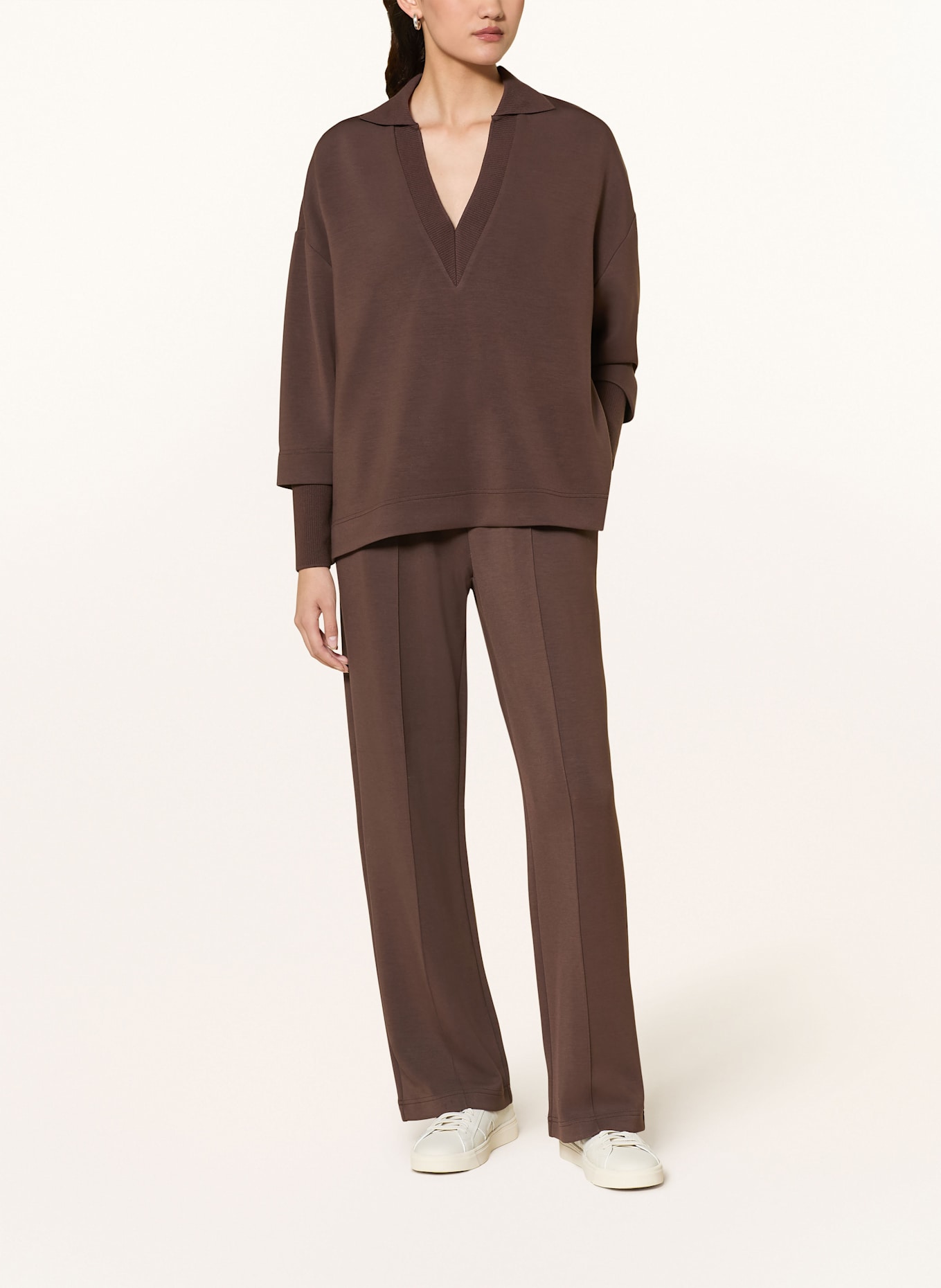 REISS Track Pants BERNIE: DUNKELBRAUN