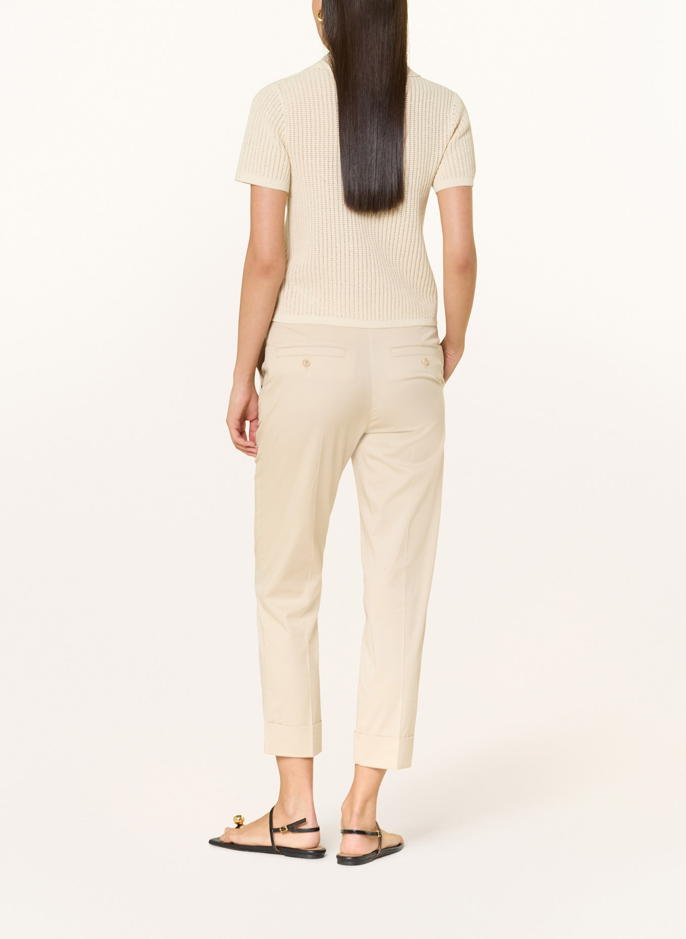 MARC CAIN 7/8-Hose FRANCA: HELLBRAUN