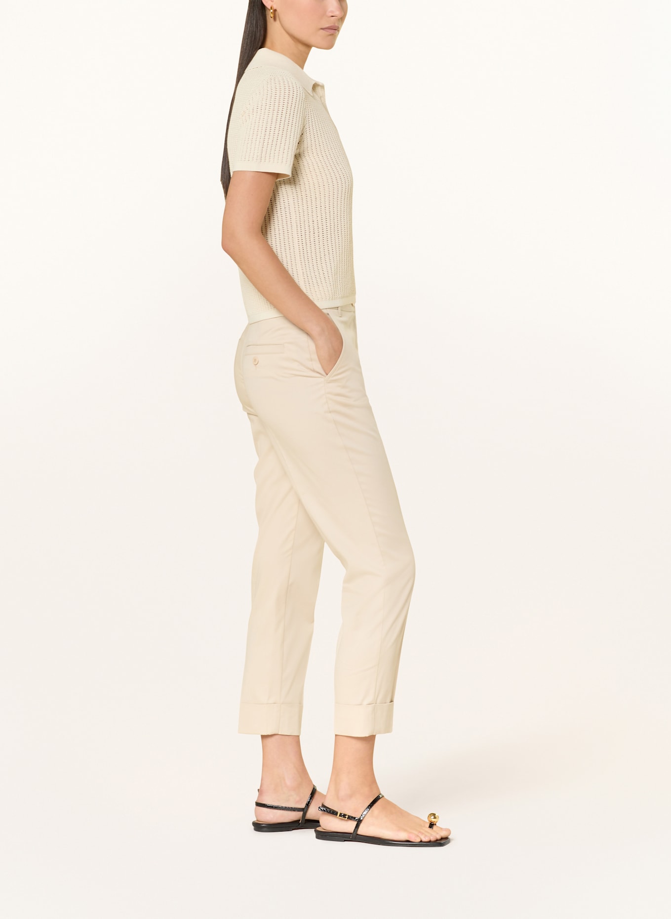 MARC CAIN 7/8-Hose FRANCA: HELLBRAUN