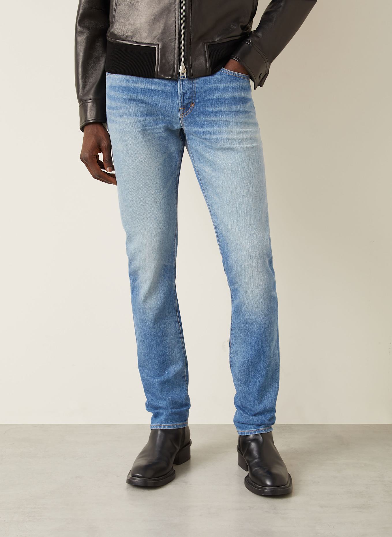 TOM FORD Jeans Slim Fit: HB296 SUMMER BLUE