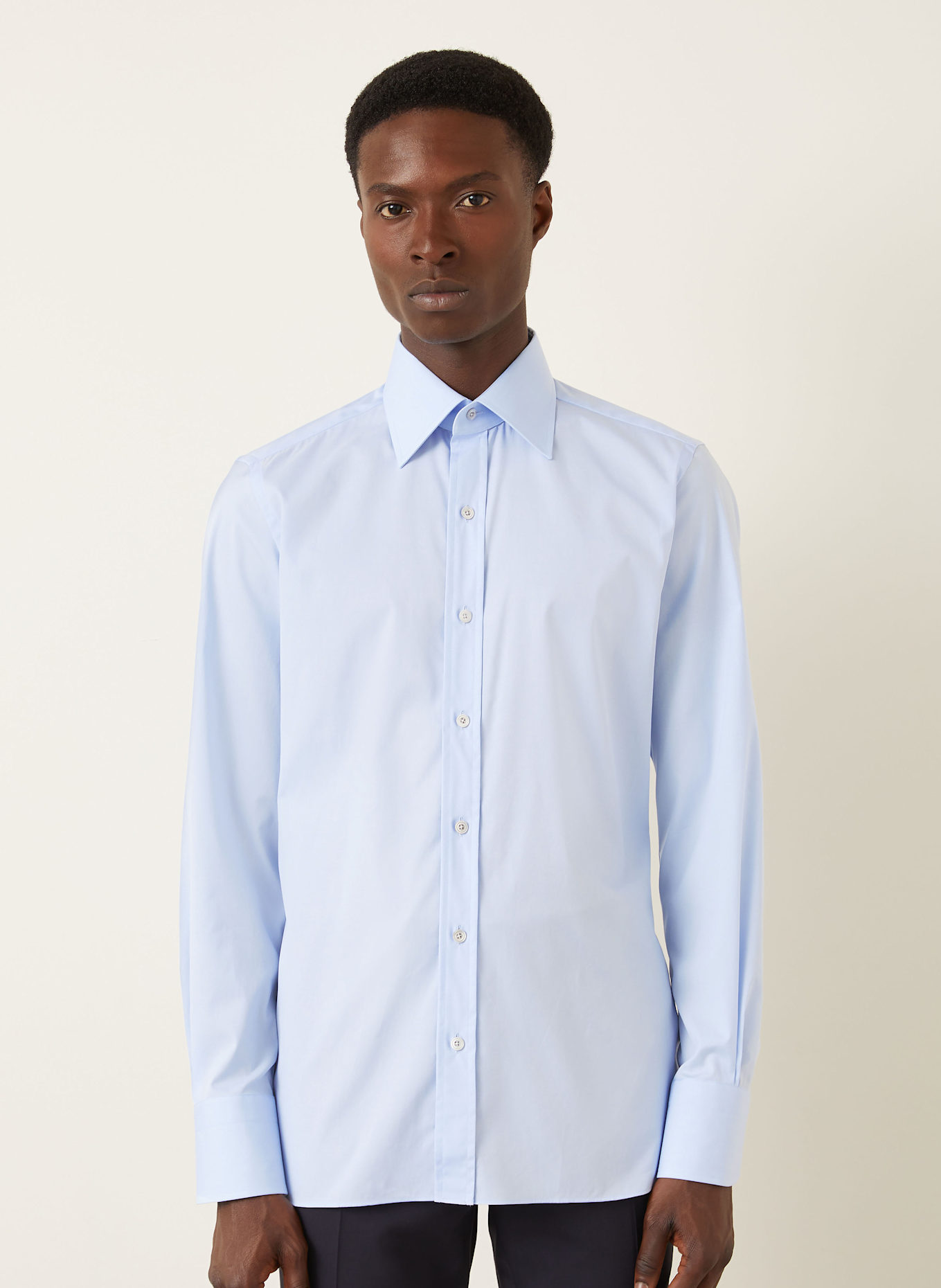 TOM FORD Koszula slim fit: JASNONIEBIESKI