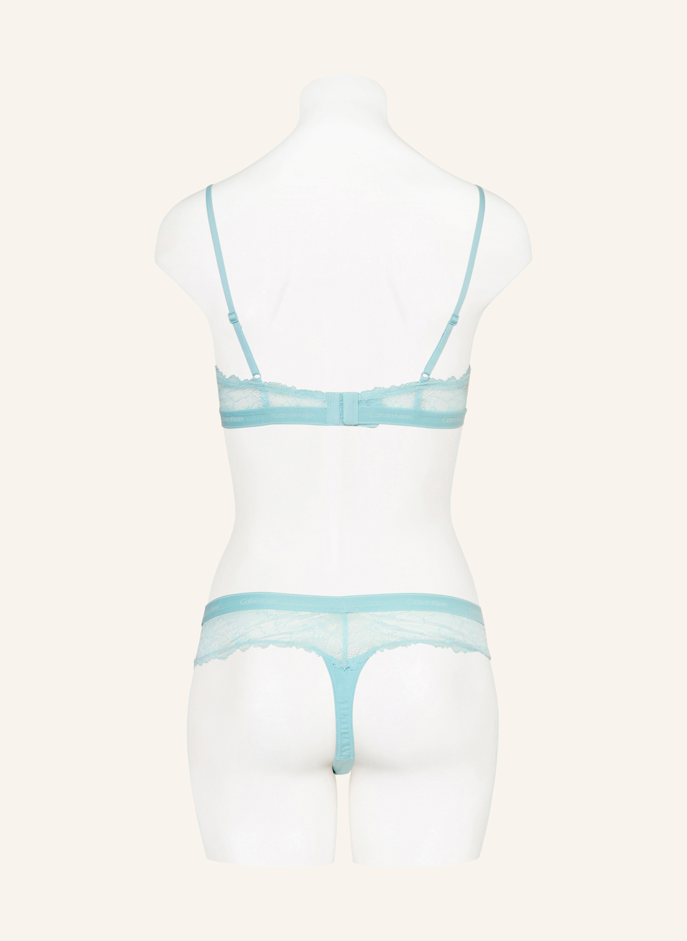 Calvin Klein String MODERN LACE: HELLBLAU