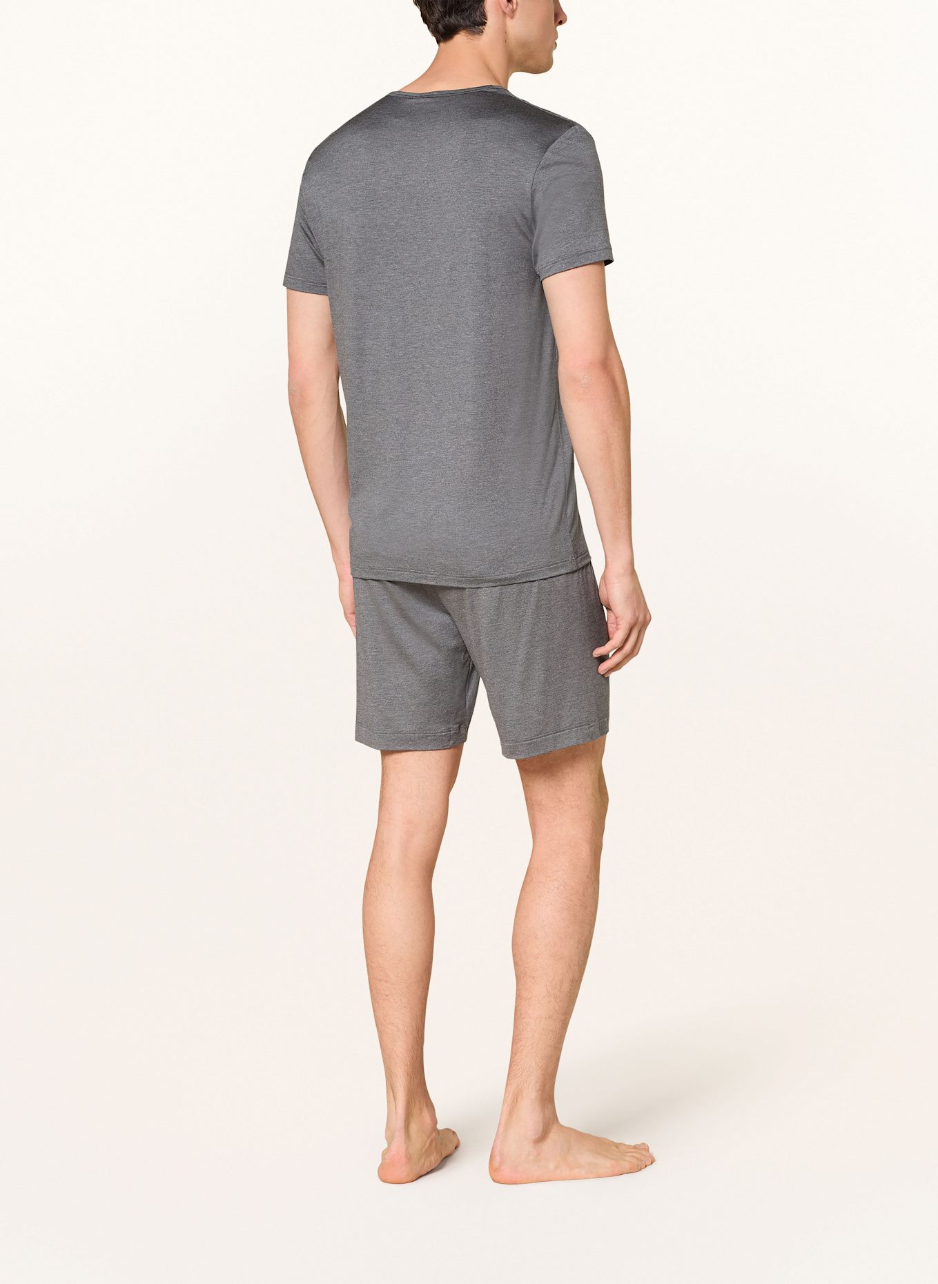 mey Schlafshorts Serie JEFFERSON: GRAU