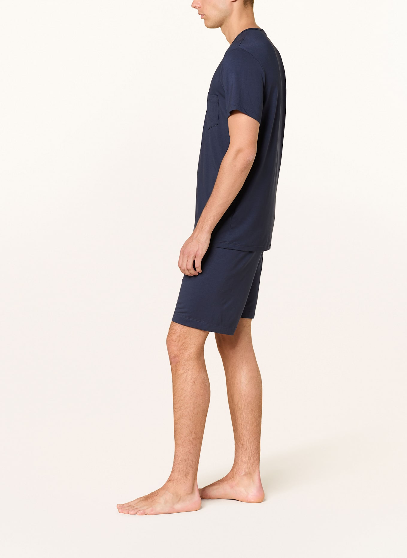 mey Schlafshorts Serie JEFFERSON: DUNKELBLAU