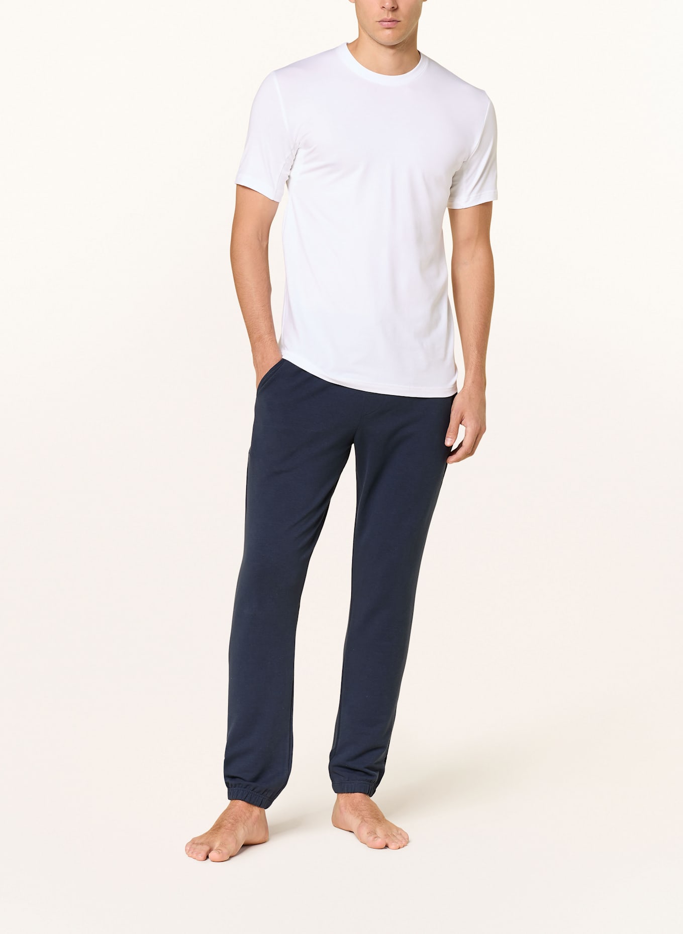 mey Lounge-Shirt Serie HYBRID: WEISS