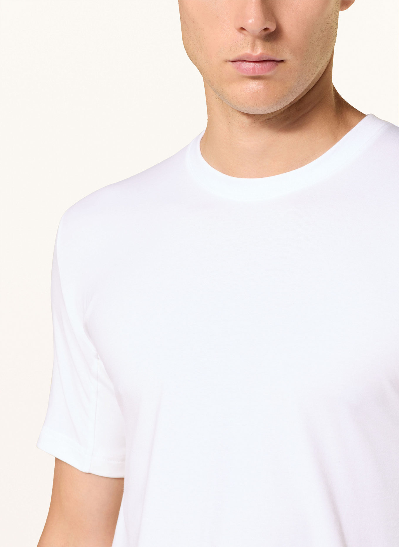 mey Lounge-Shirt Serie HYBRID: WEISS