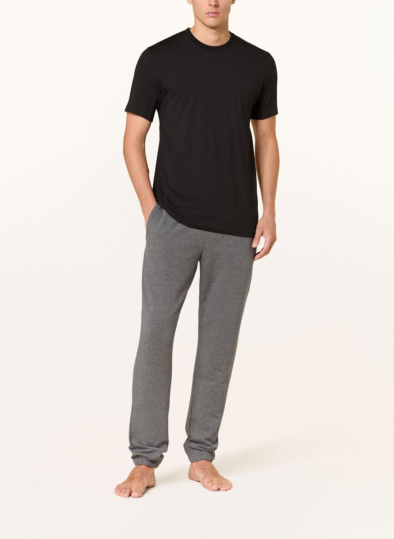 mey Lounge-Shirt Serie HYBRID: SCHWARZ