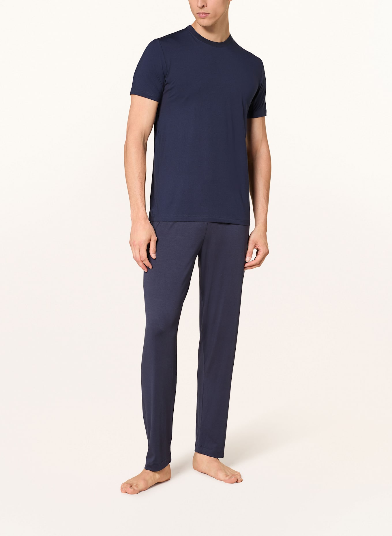 mey Lounge-Shirt Serie HYBRID: DUNKELBLAU