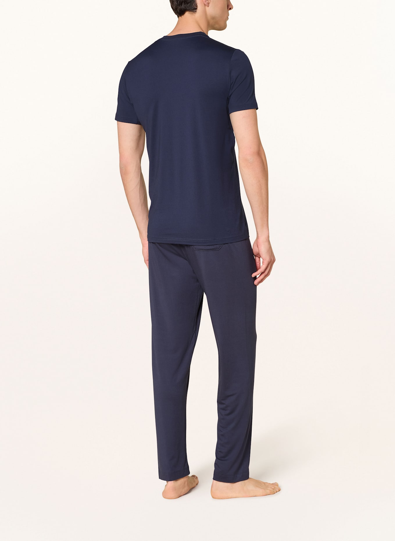 mey Lounge-Shirt Serie HYBRID: DUNKELBLAU