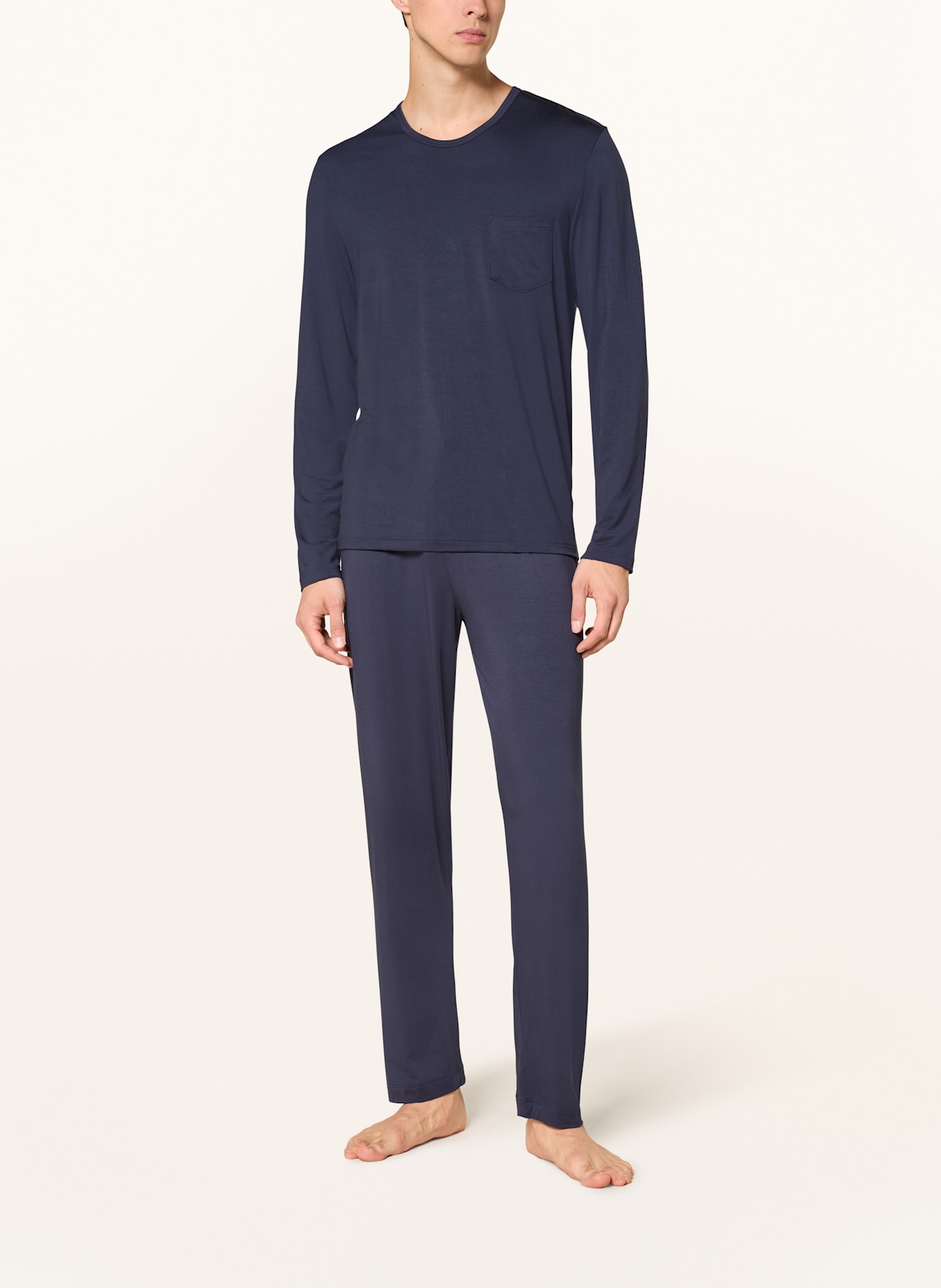 mey Lounge-Shirt Serie JEFFERSON: DUNKELBLAU