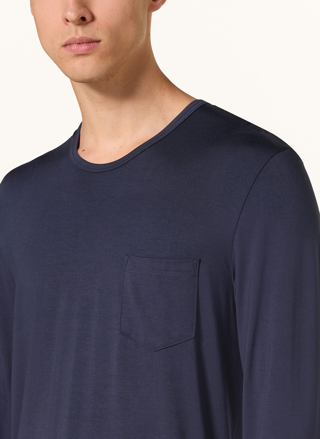 mey Lounge-Shirt Serie JEFFERSON: DUNKELBLAU