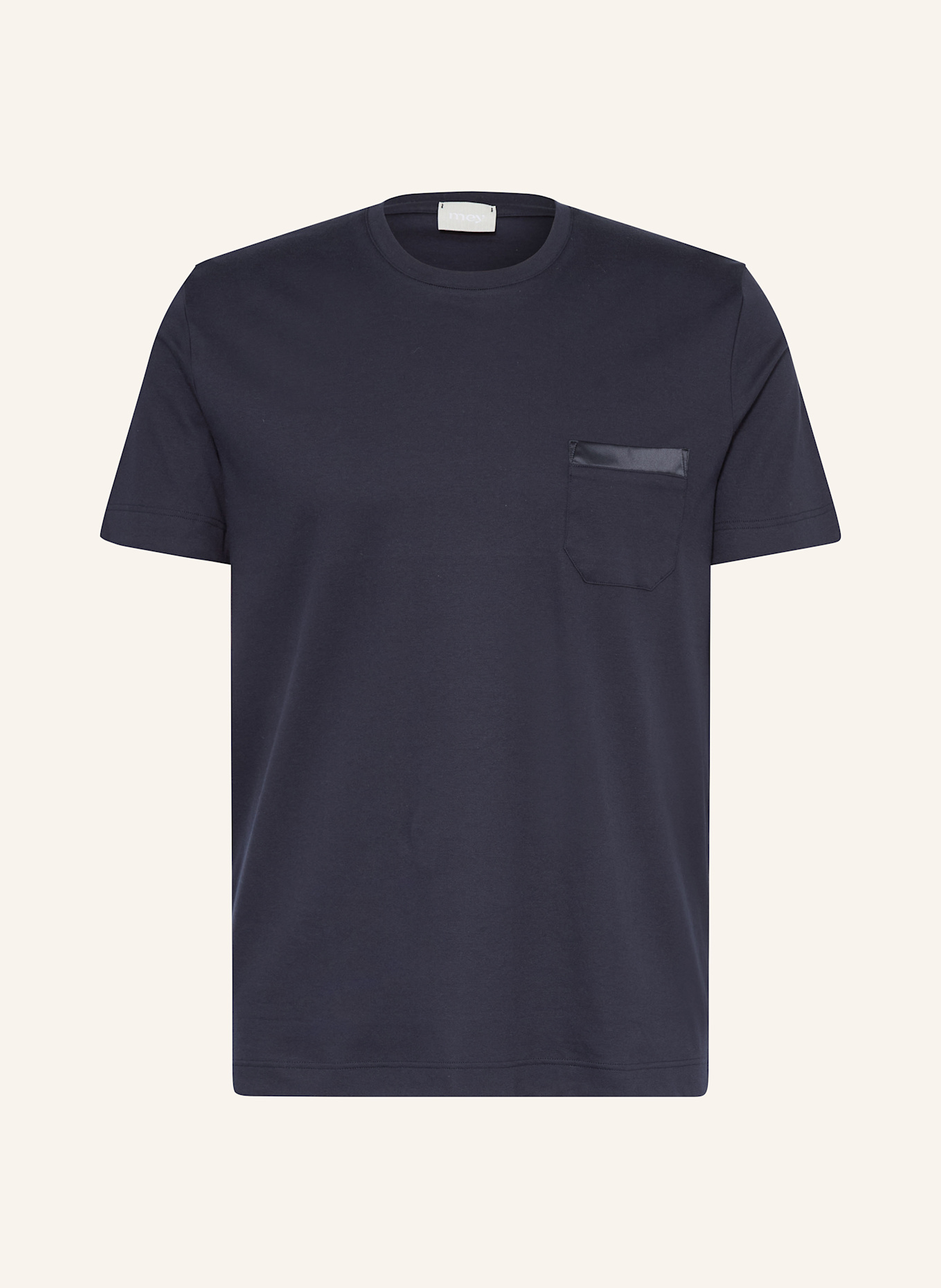 mey Lounge-Shirt Serie AARHUS: DUNKELBLAU
