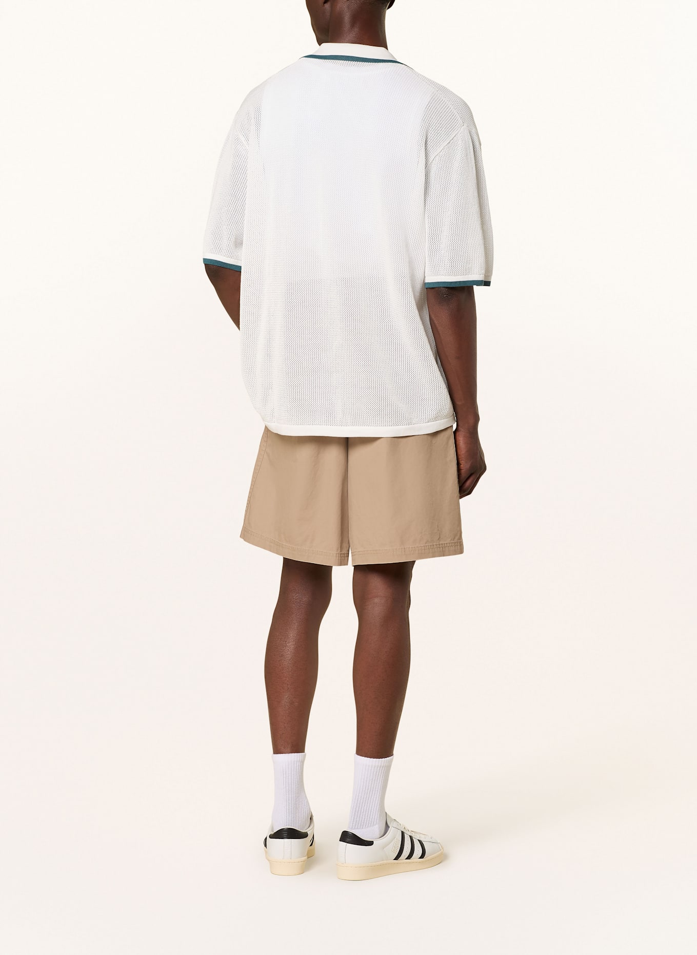 adidas Originals Szorty ORIGINALS WIDE LEG regular fit: BEŻOWY