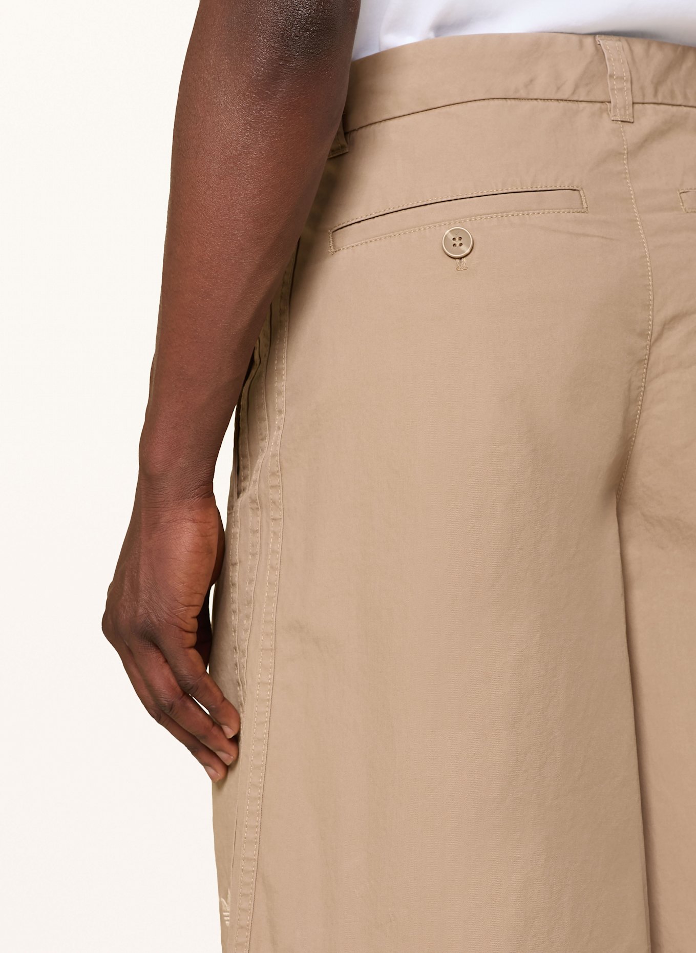 adidas Originals Szorty ORIGINALS WIDE LEG regular fit: BEŻOWY