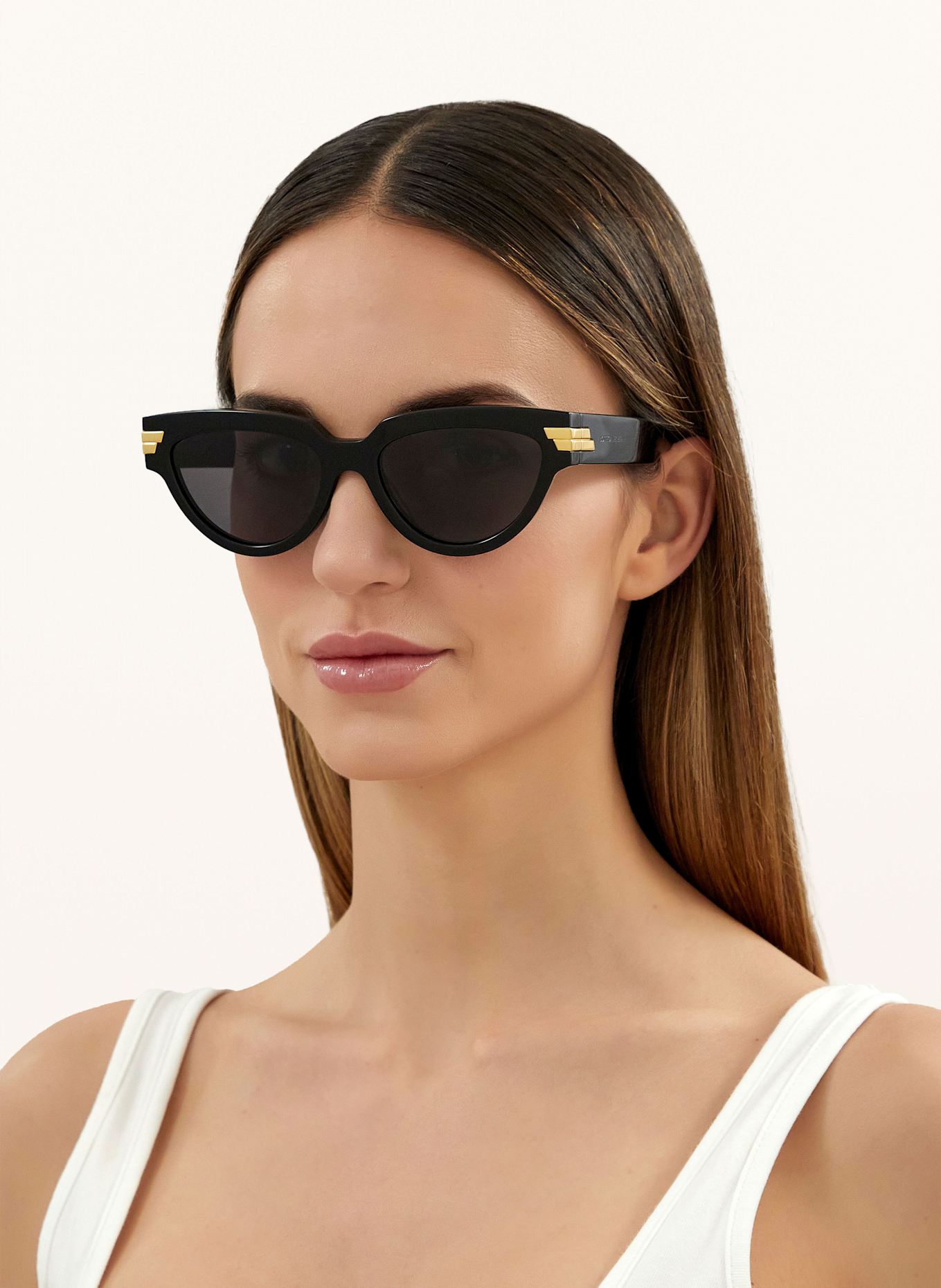 BOTTEGA VENETA Sonnenbrille 6J000238: 1330L1 - SCHWARZ/ SCHWARZ