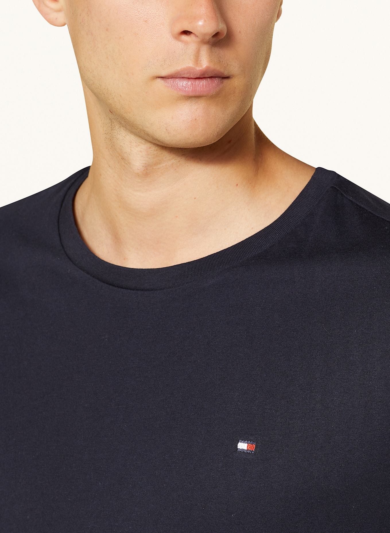 TOMMY HILFIGER Shorty-Schlafanzug: DUNKELBLAU / HELLBLAU