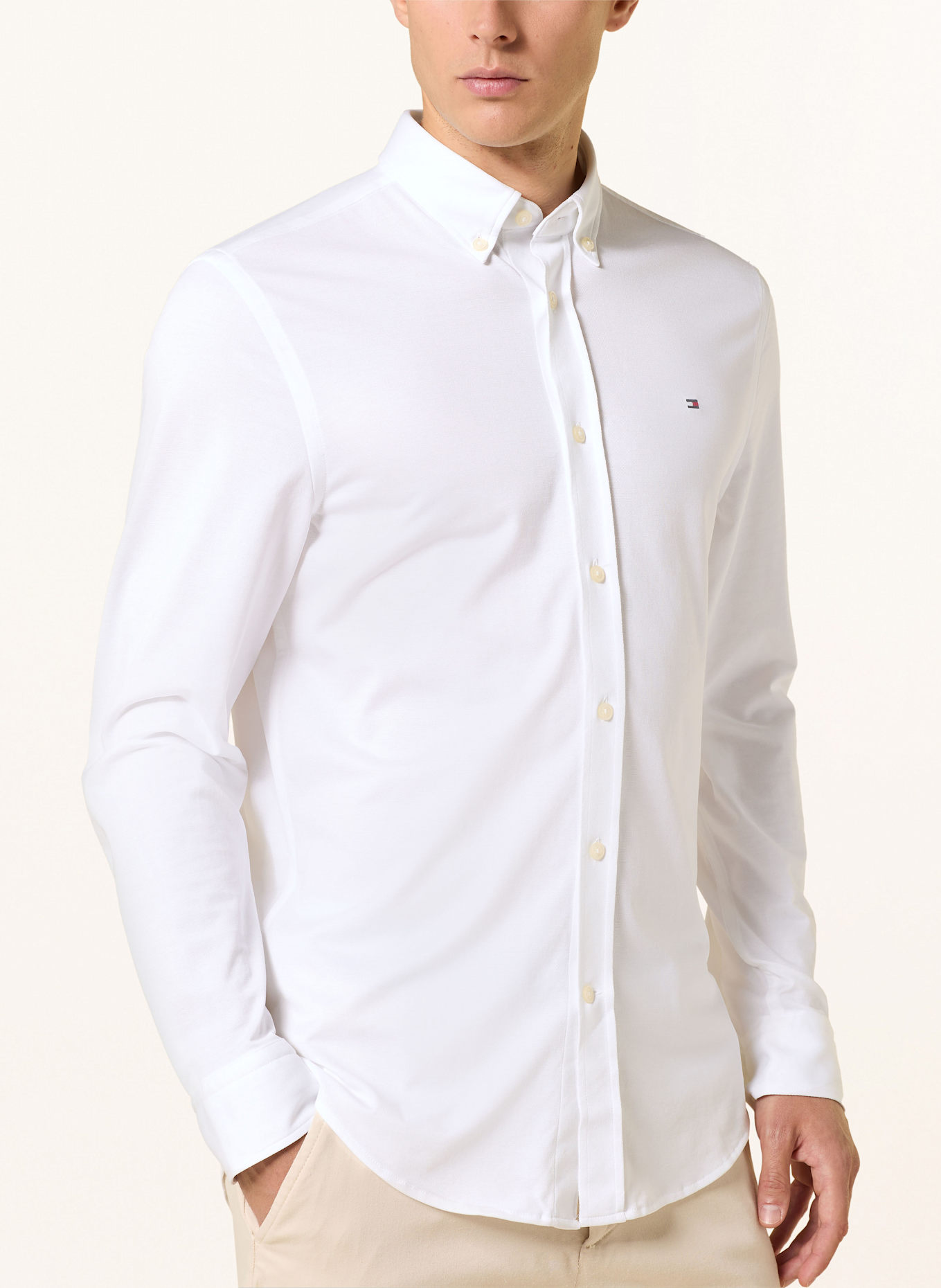 TOMMY HILFIGER Hemd Comfort Fit: WEISS