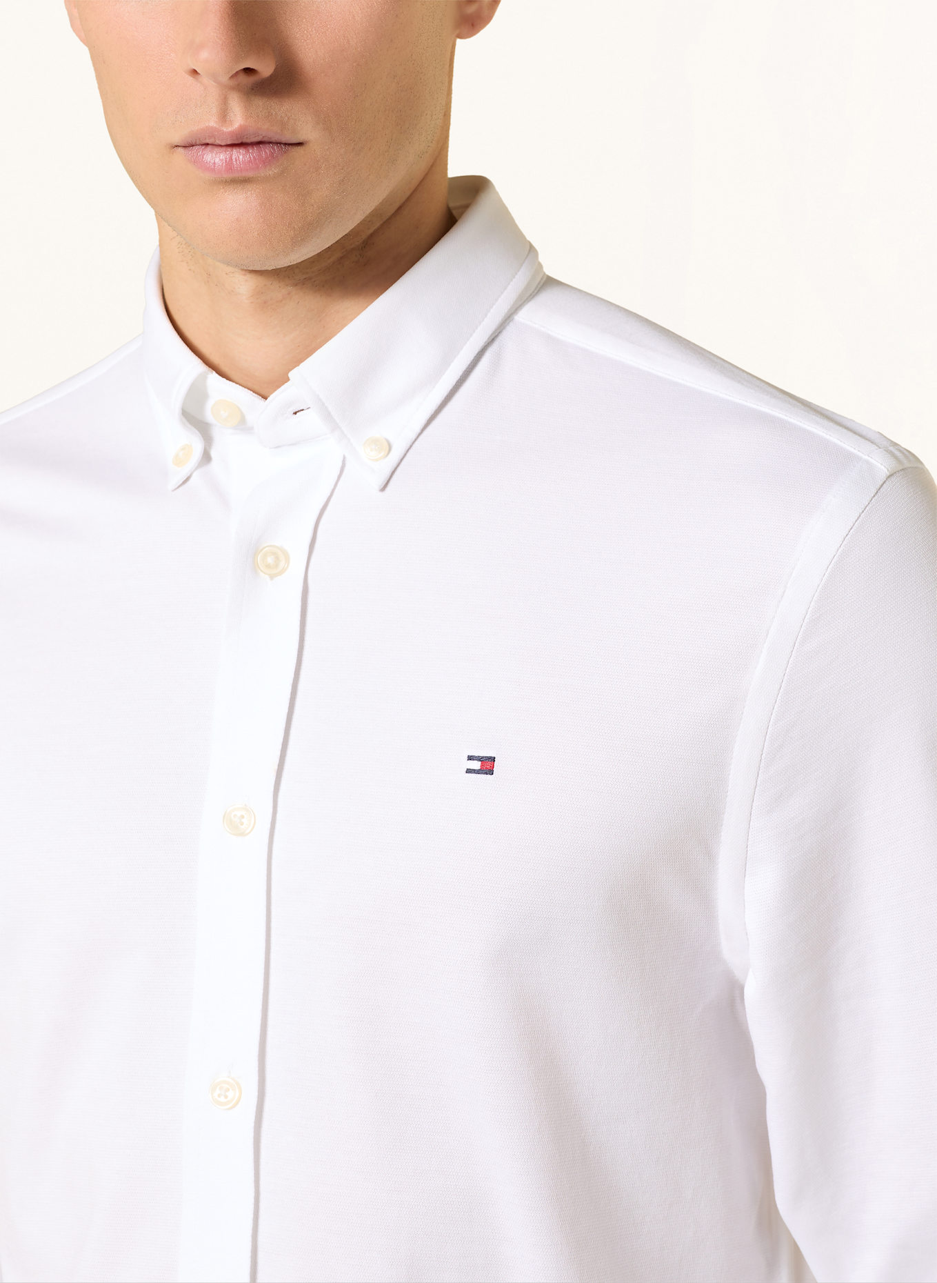 TOMMY HILFIGER Hemd Comfort Fit: WEISS