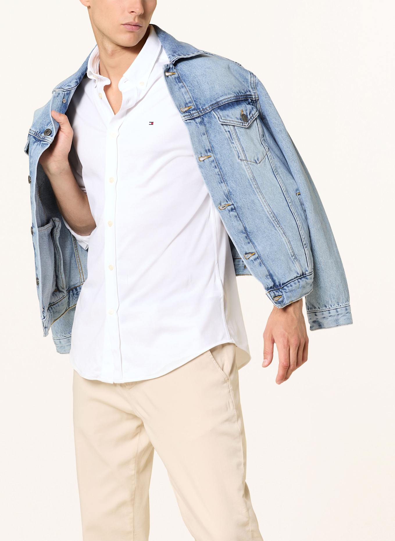 TOMMY HILFIGER Hemd Comfort Fit: WEISS