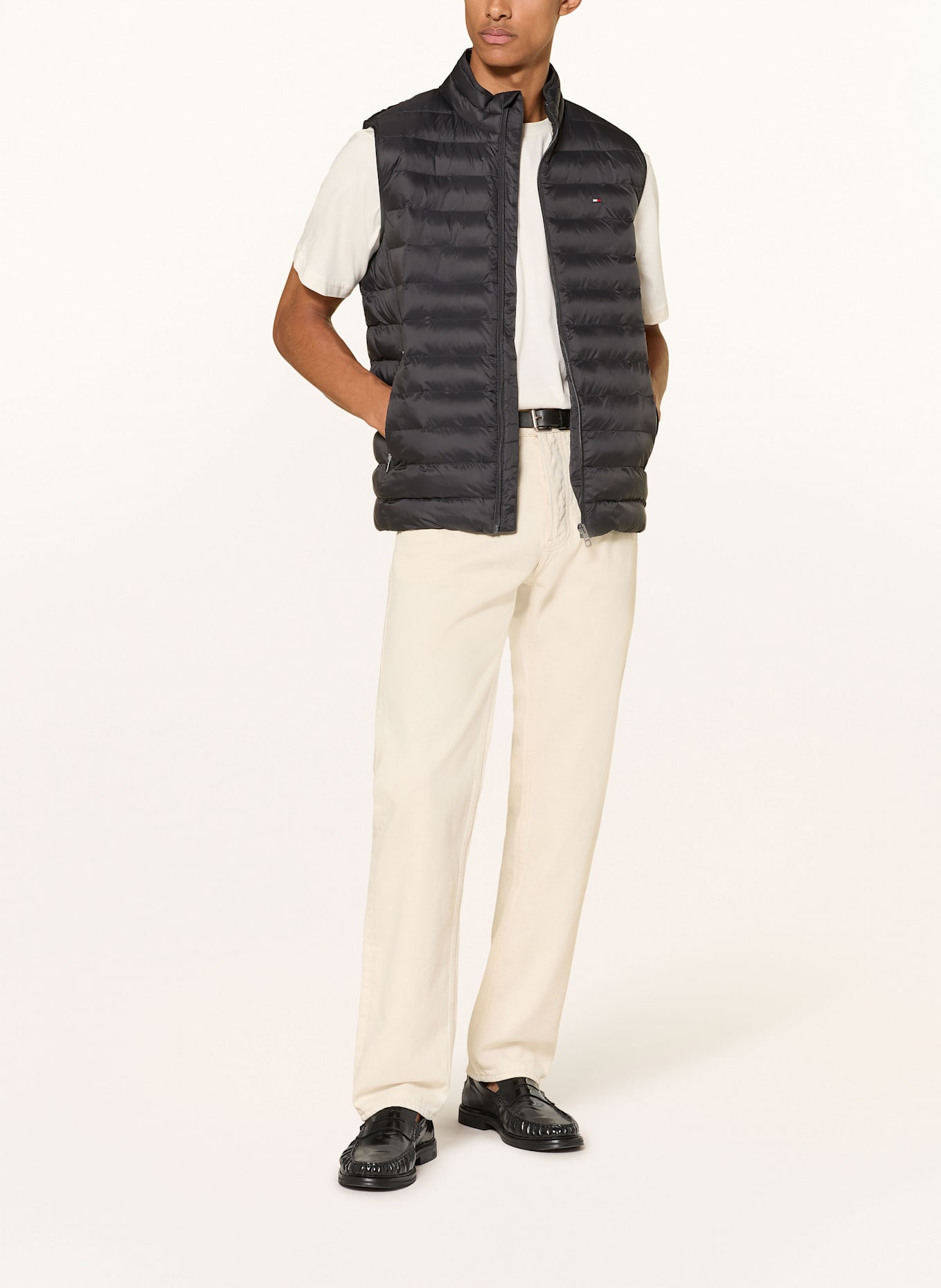 TOMMY HILFIGER Steppweste: SCHWARZ