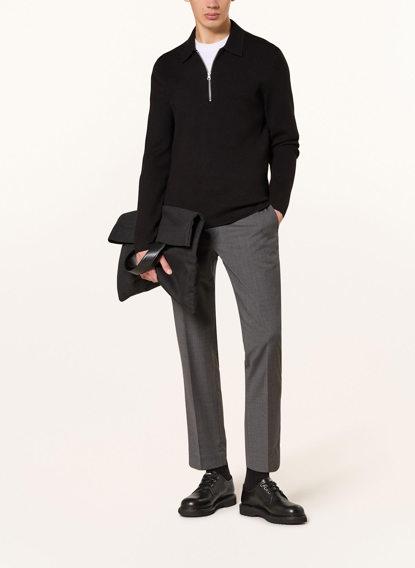 SAMSØE  SAMSØE Strick-Poloshirt GUNA: SCHWARZ