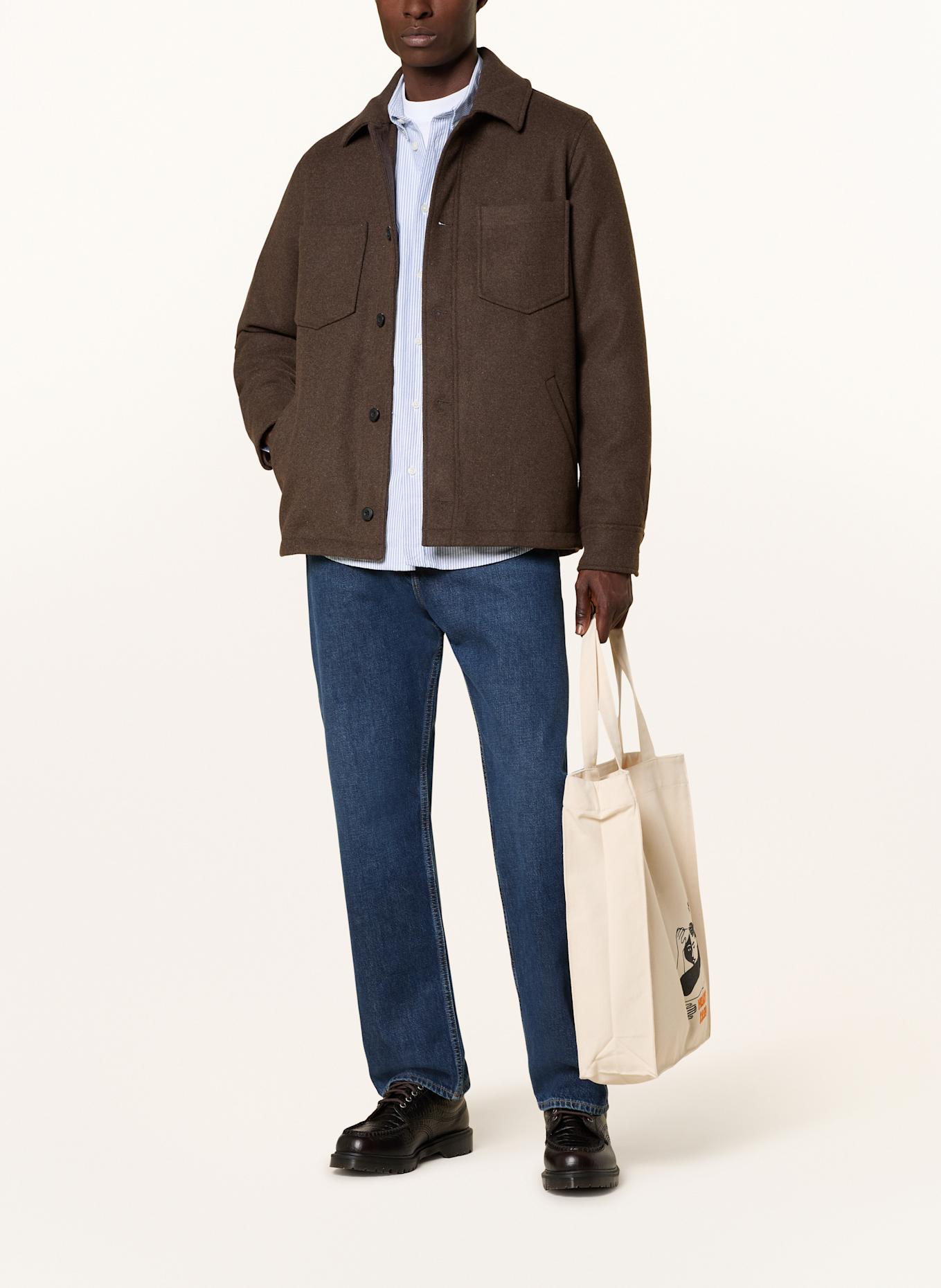 SAMSØE SAMSØE PALLY overshirt: 191109TCX Chocolate Torte