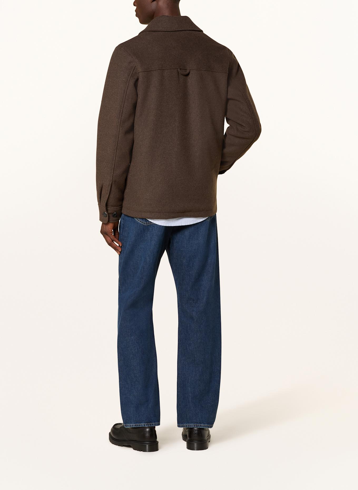 SAMSØE SAMSØE PALLY overshirt: 191109TCX Chocolate Torte