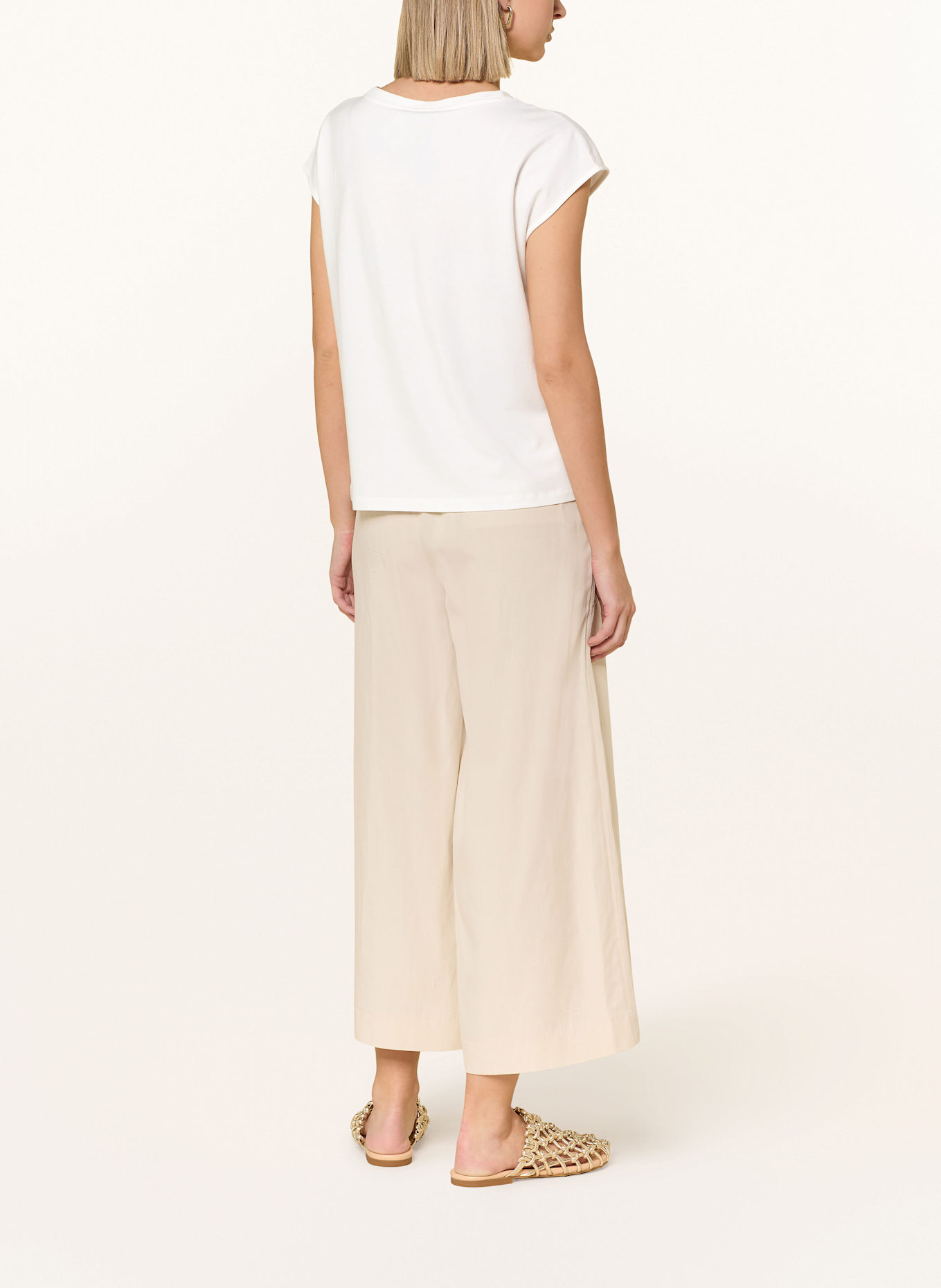 comma Tričko s flitry: BÍLÁ