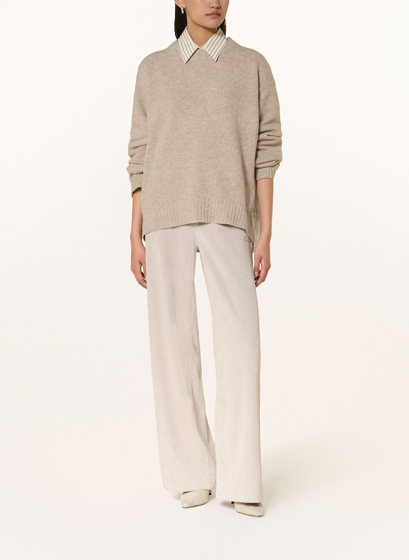 RAFFAELLO ROSSI Cordhose MIRU: BEIGE