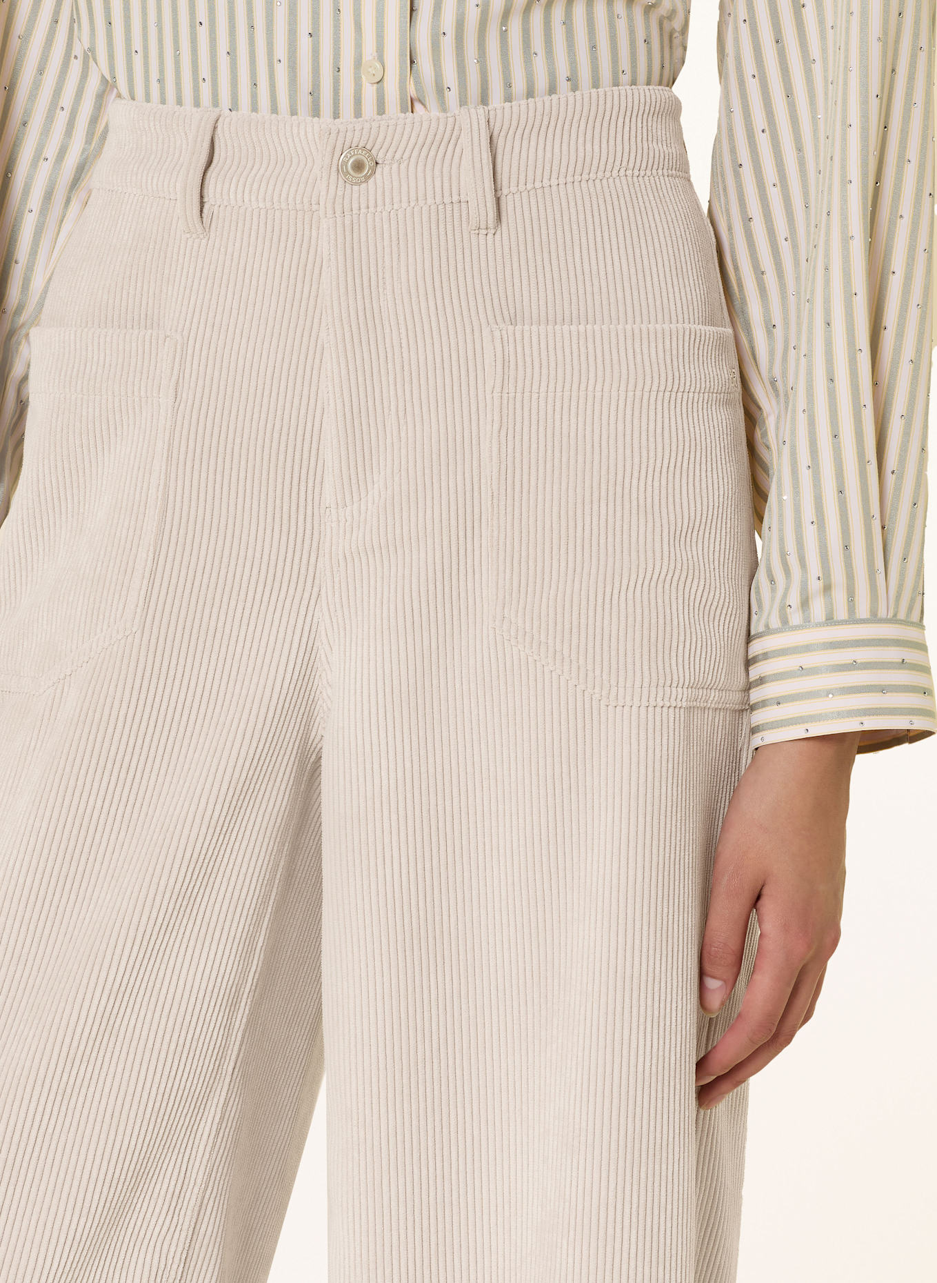 RAFFAELLO ROSSI Cordhose MIRU: BEIGE