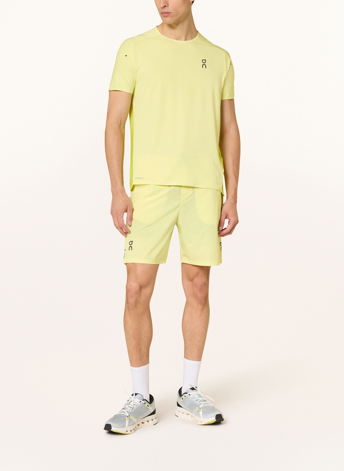 On Running shirt PERFORMANCE-T: LIGHT YELLOW / YELLOW