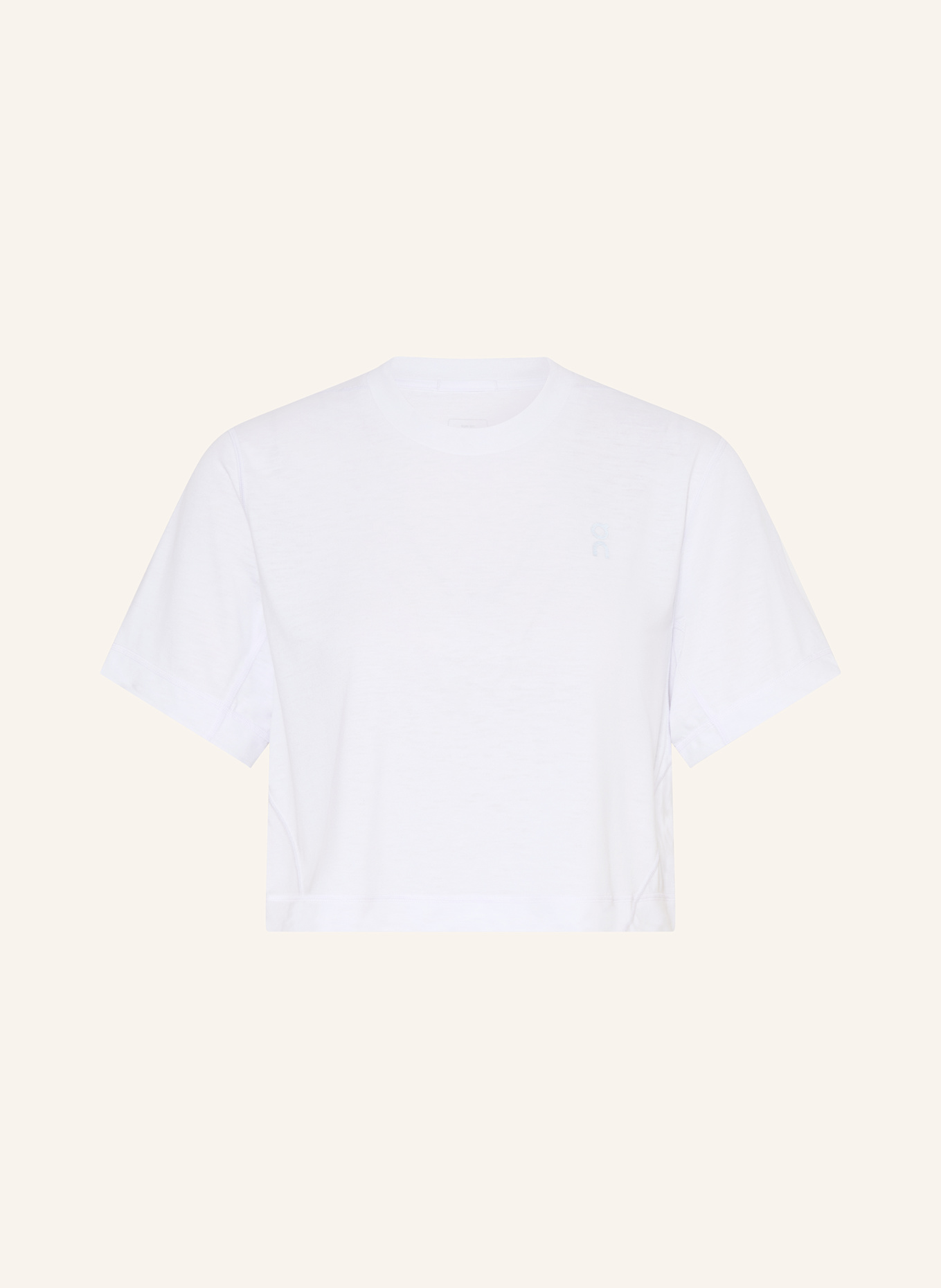 On T-shirt TRAIN-T CROP: WHITE