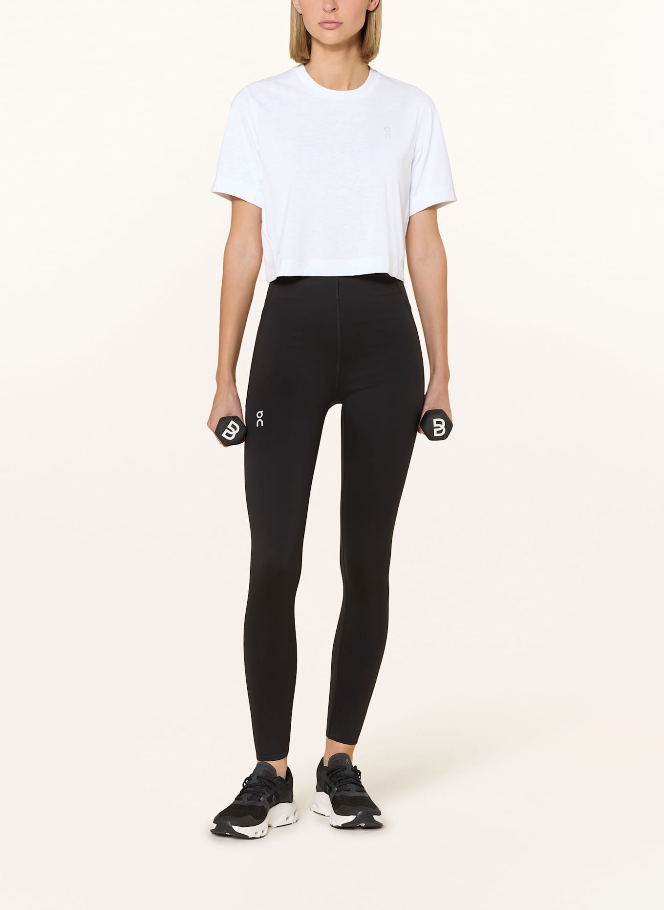 On T-shirt TRAIN-T CROP: WHITE