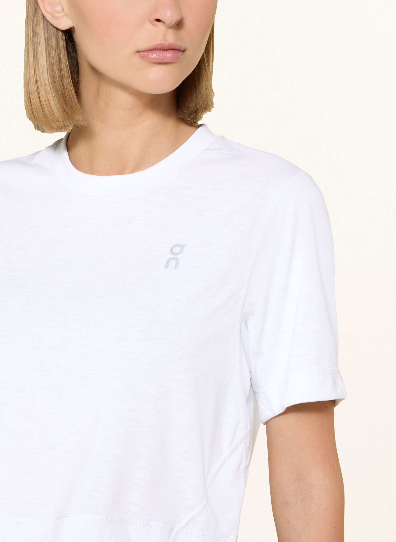 On T-shirt TRAIN-T CROP: WHITE